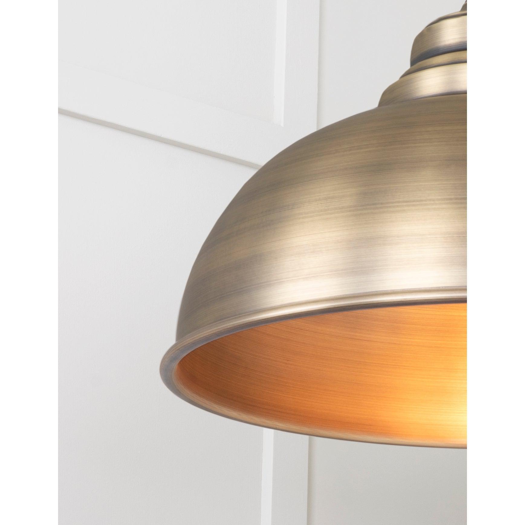 Aged Brass Harborne Pendant | From The Anvil-Harborne-Yester Home