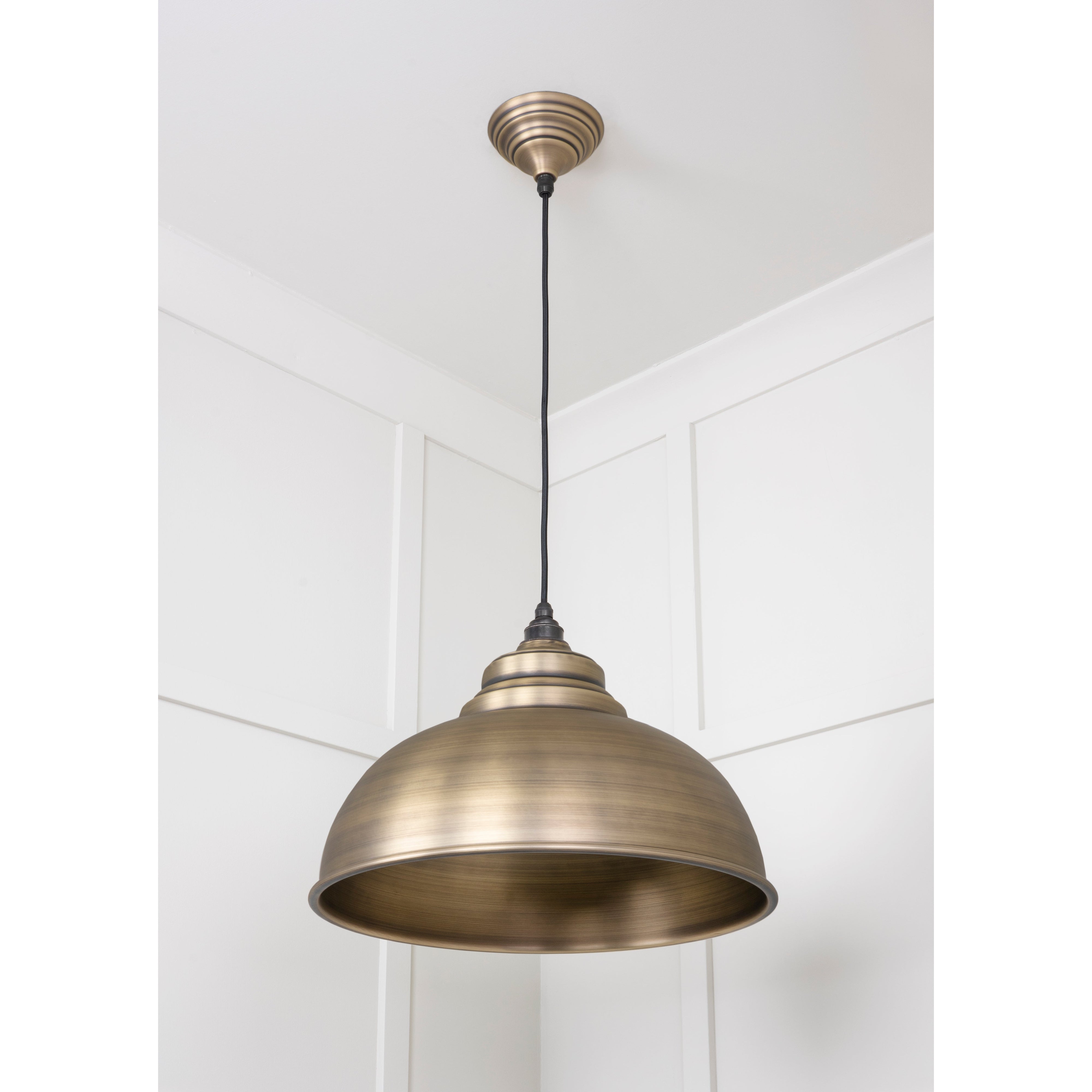 Aged Brass Harborne Pendant | From The Anvil-Harborne-Yester Home