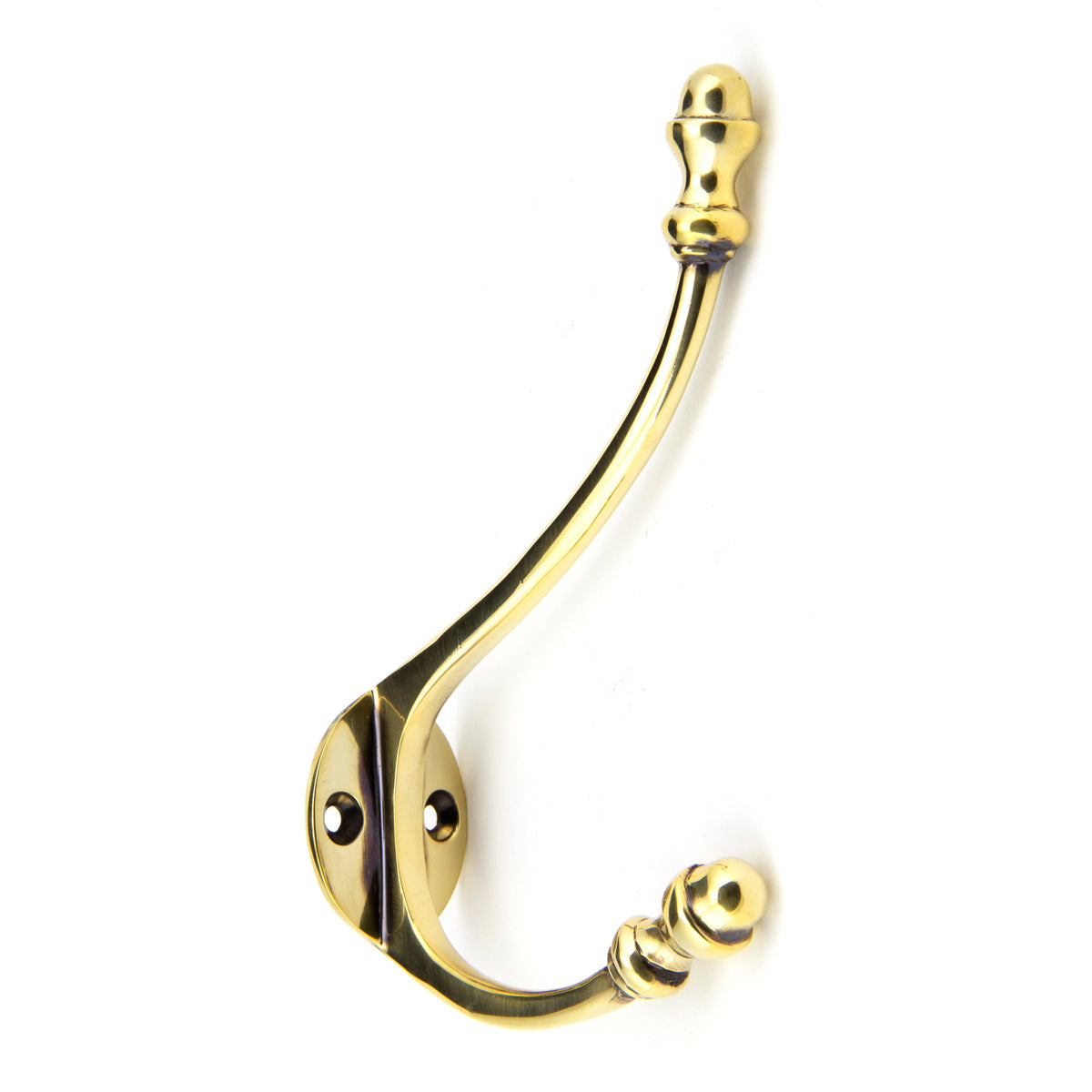 Aged Brass Hat & Coat Hook | From The Anvil-Coat Hooks-Yester Home