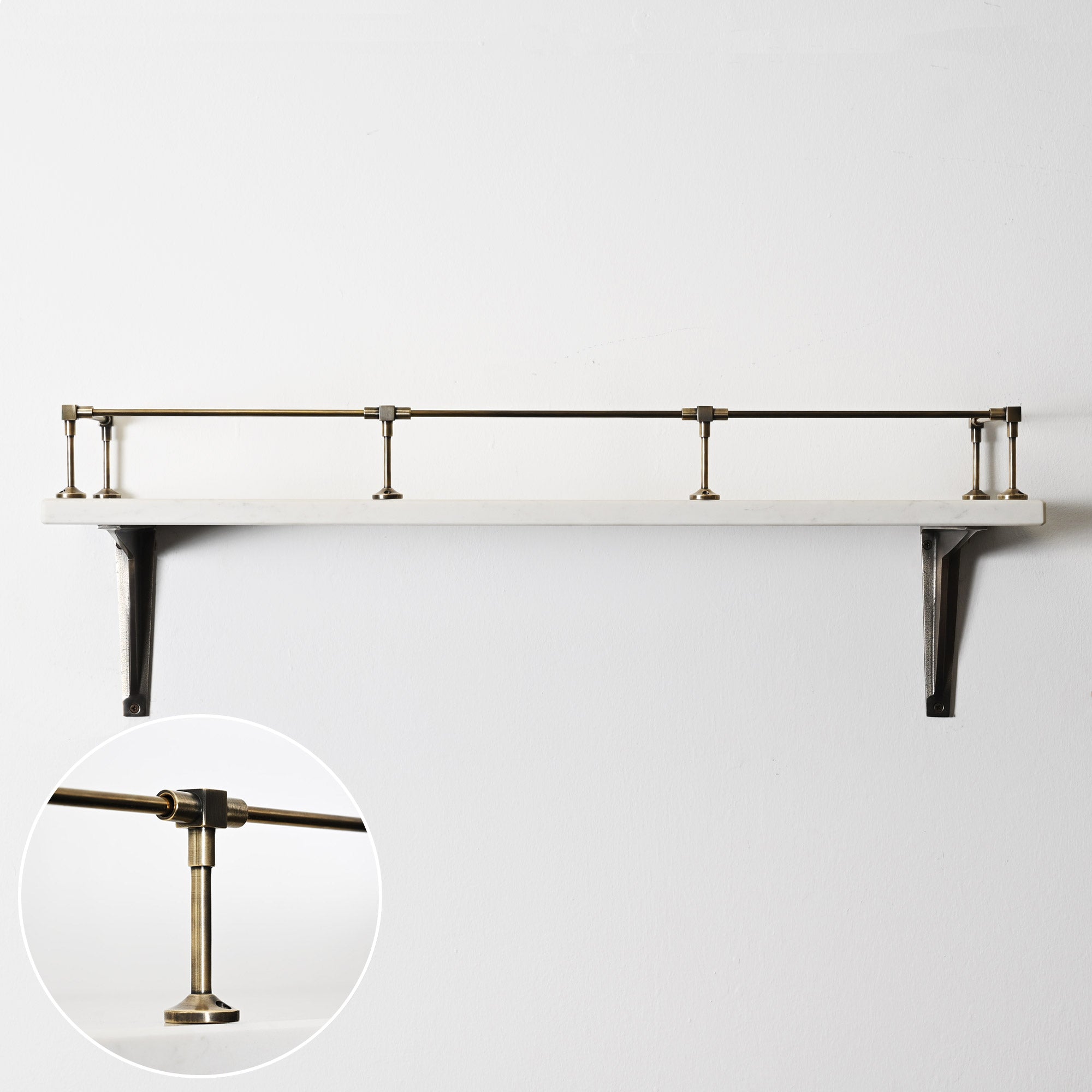 Heritage Gallery Shelf Rail | Aged Brass - Gallery Rails - Yester Home - Yester Home