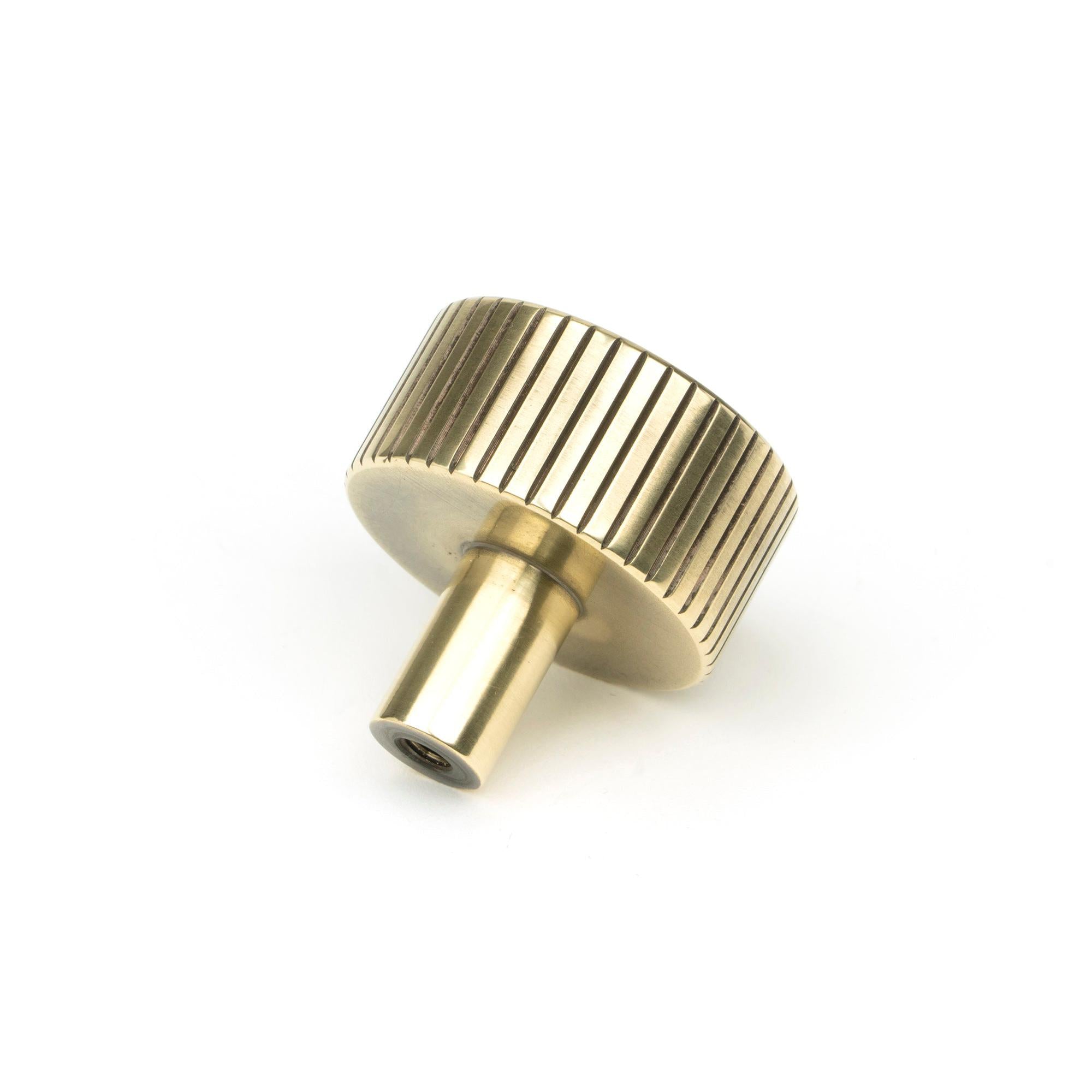 Aged Brass Judd Cabinet Knob - 32mm (No rose) | From The Anvil - Cabinet Knobs - From The Anvil - Yester Home
