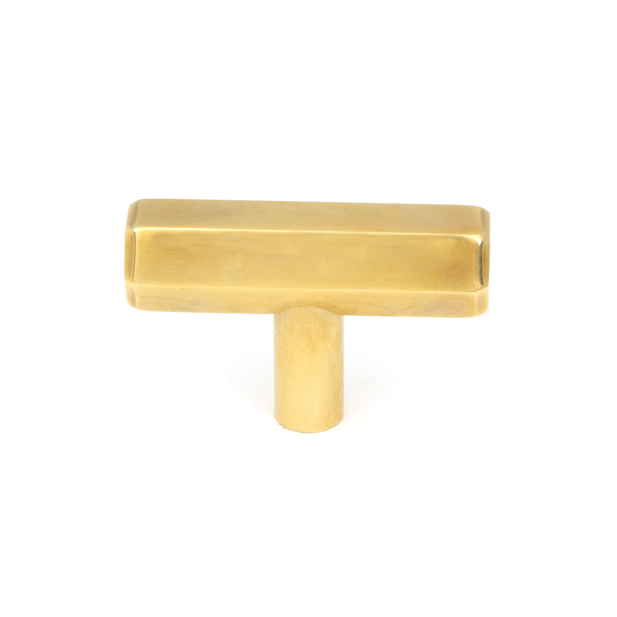 Aged Brass Kahlo T-Bar | From The Anvil-Cabinet Knobs-Yester Home
