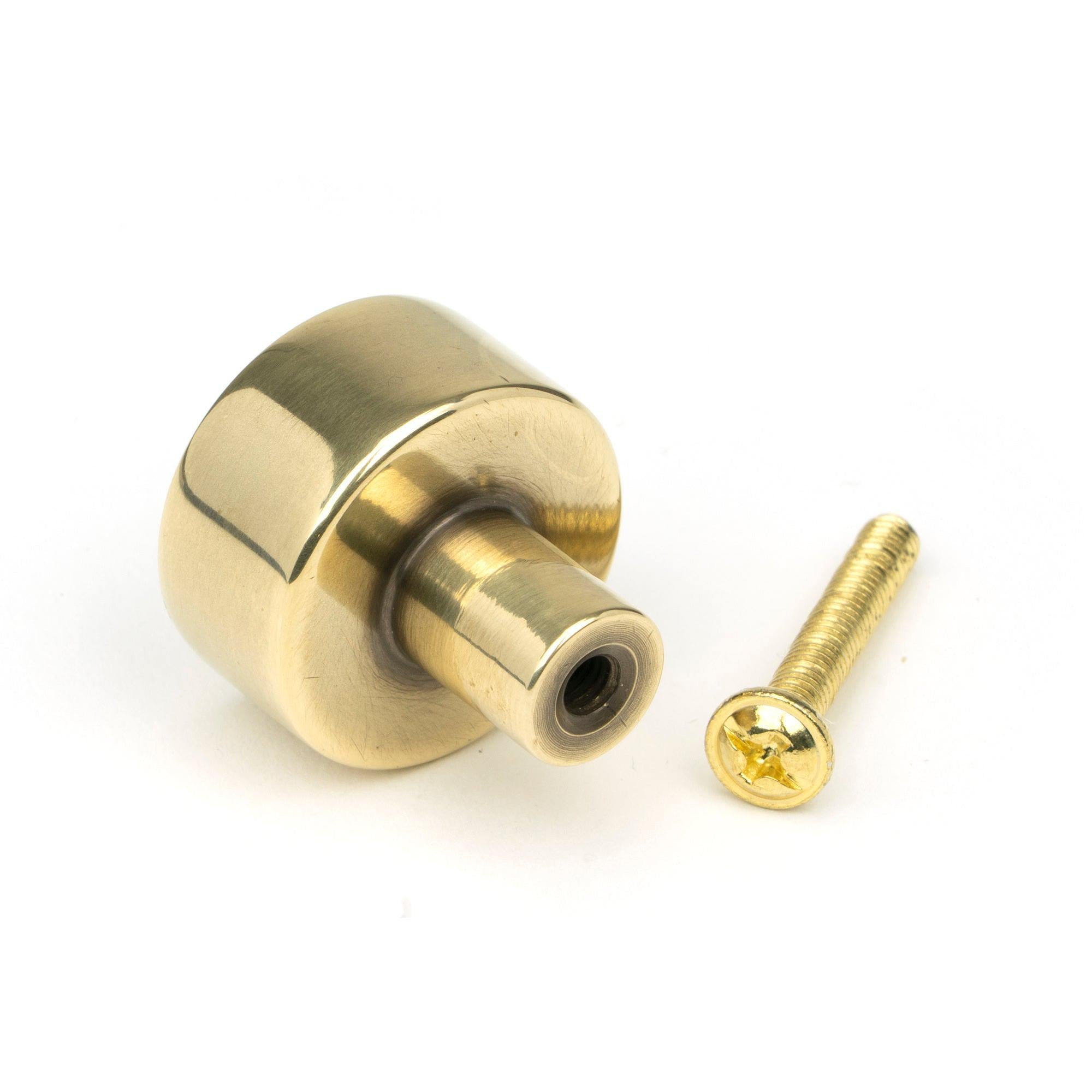 Aged Brass Kelso Cabinet Knob - 25mm (No rose) | From The Anvil - Cabinet Knobs - From The Anvil - Yester Home