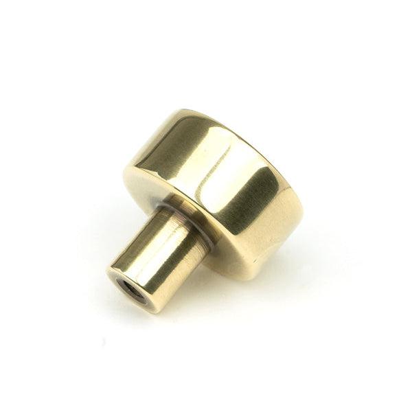Aged Brass Kelso Cabinet Knob - 25mm (No rose) | From The Anvil-Cabinet Knobs-Yester Home