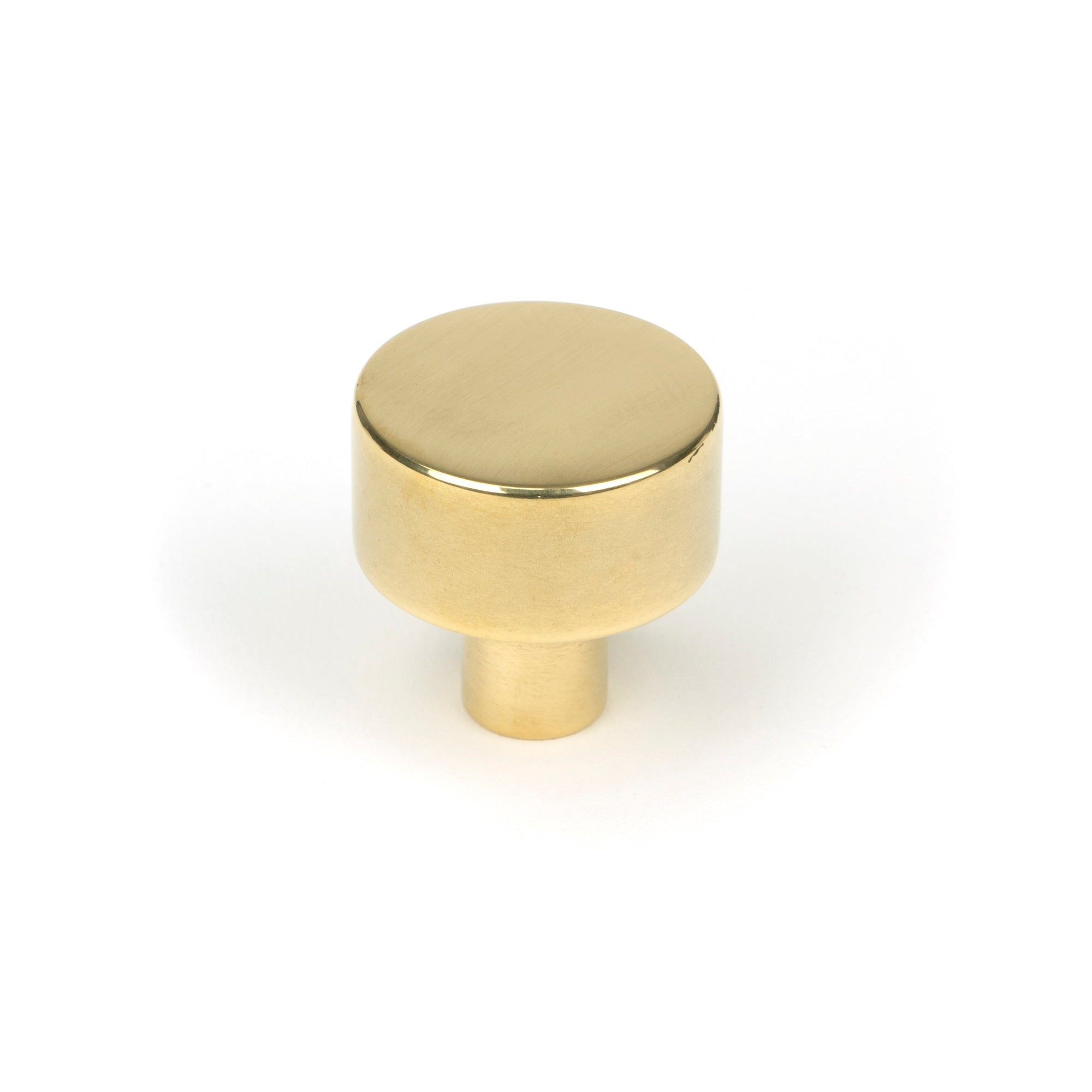 Aged Brass Kelso Cabinet Knob - 25mm (No rose) | From The Anvil-Cabinet Knobs-Yester Home