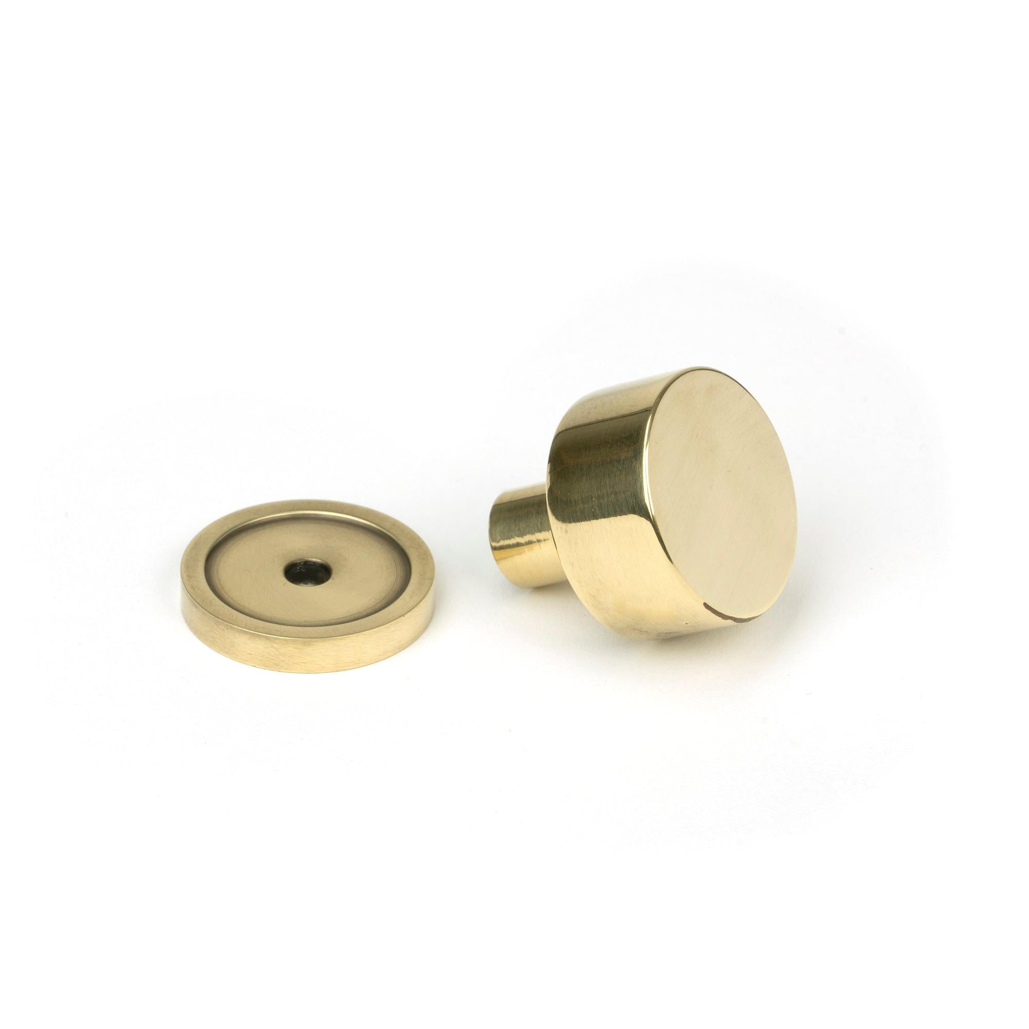 Aged Brass Kelso Cabinet Knob - 25mm (Plain) | From The Anvil - Cabinet Knobs - From The Anvil - Yester Home