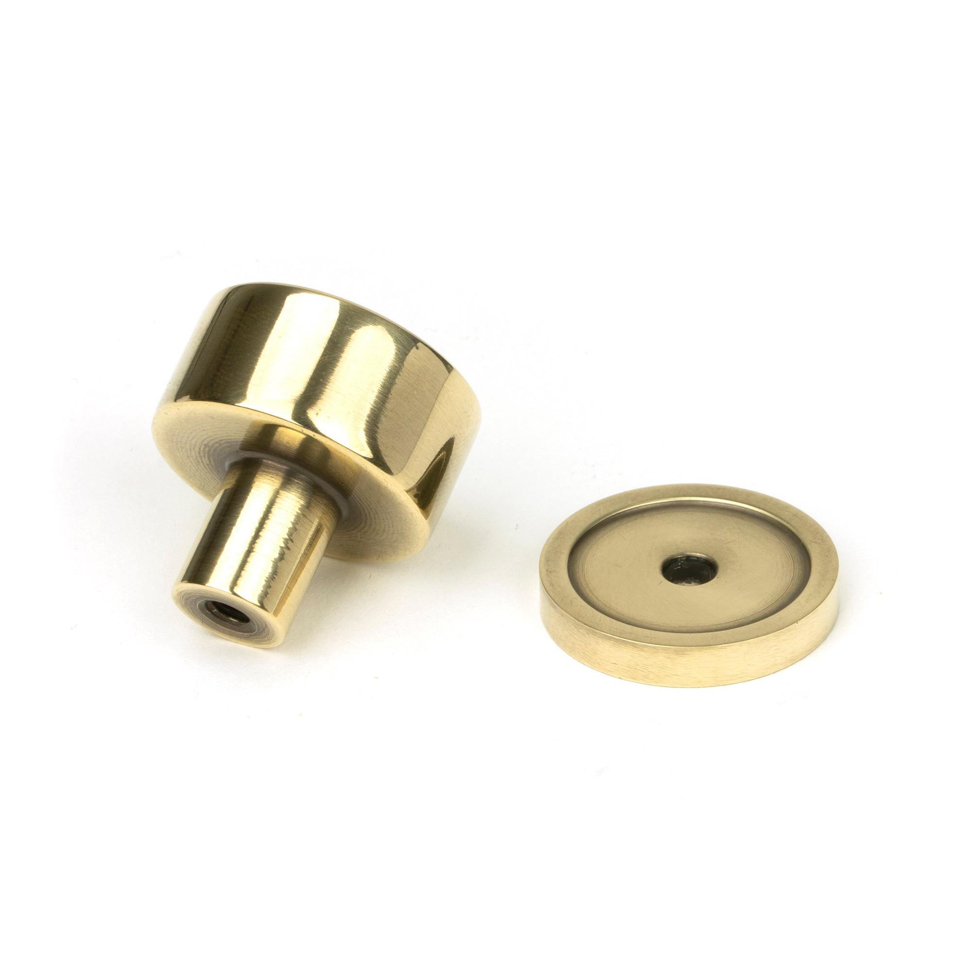 Aged Brass Kelso Cabinet Knob - 25mm (Plain) | From The Anvil - Cabinet Knobs - From The Anvil - Yester Home