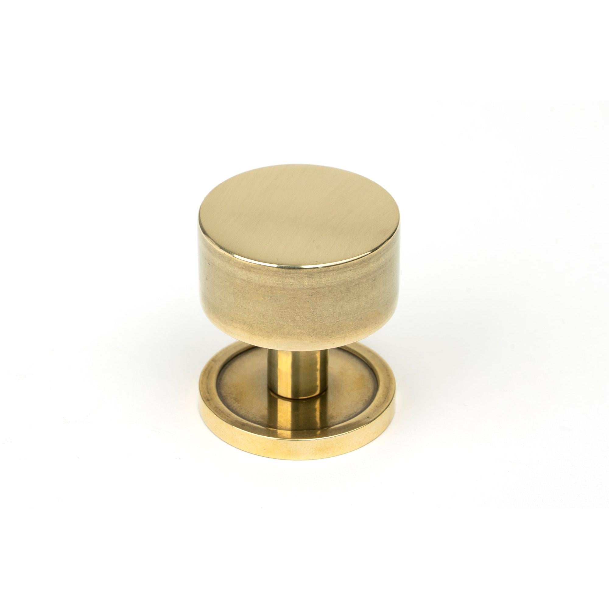 Aged Brass Kelso Cabinet Knob - 32mm (Plain) | From The Anvil - Cabinet Knobs - From The Anvil - Yester Home