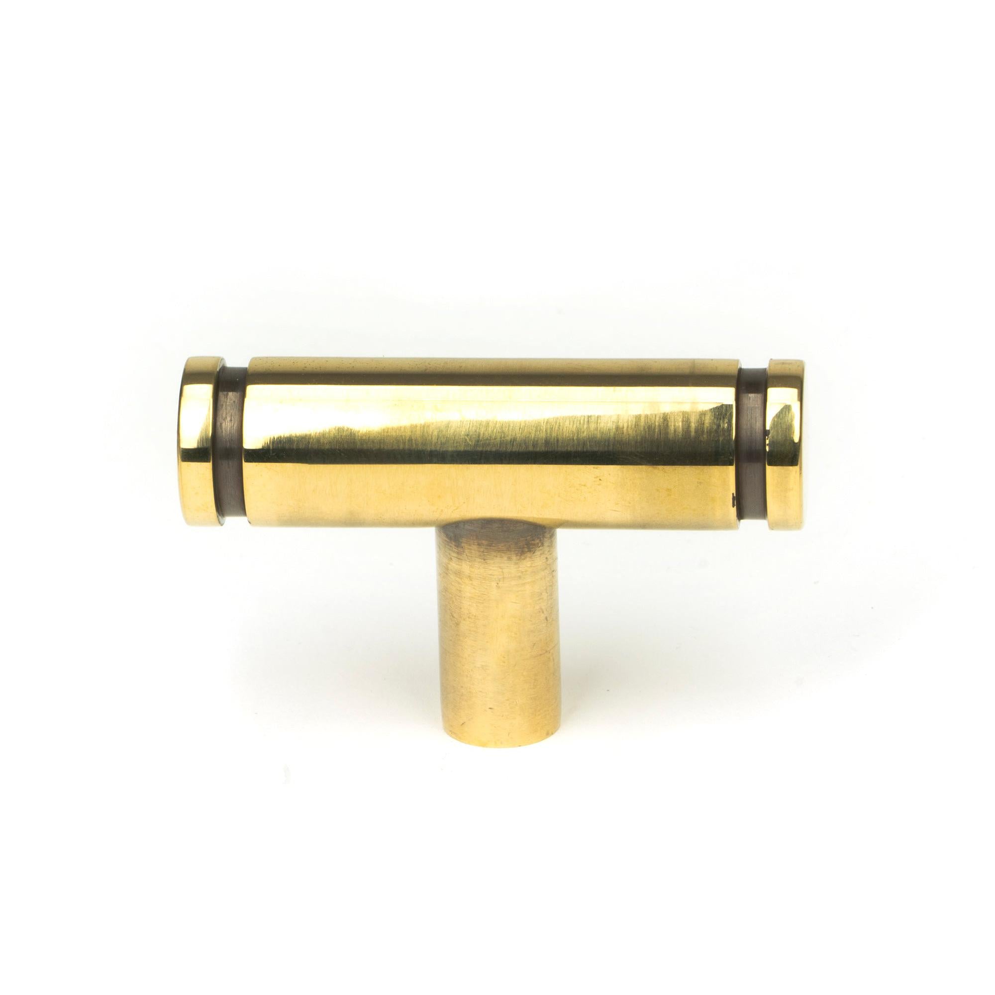 Aged Brass Kelso T-Bar | From The Anvil - Cabinet Knobs - From The Anvil - Yester Home