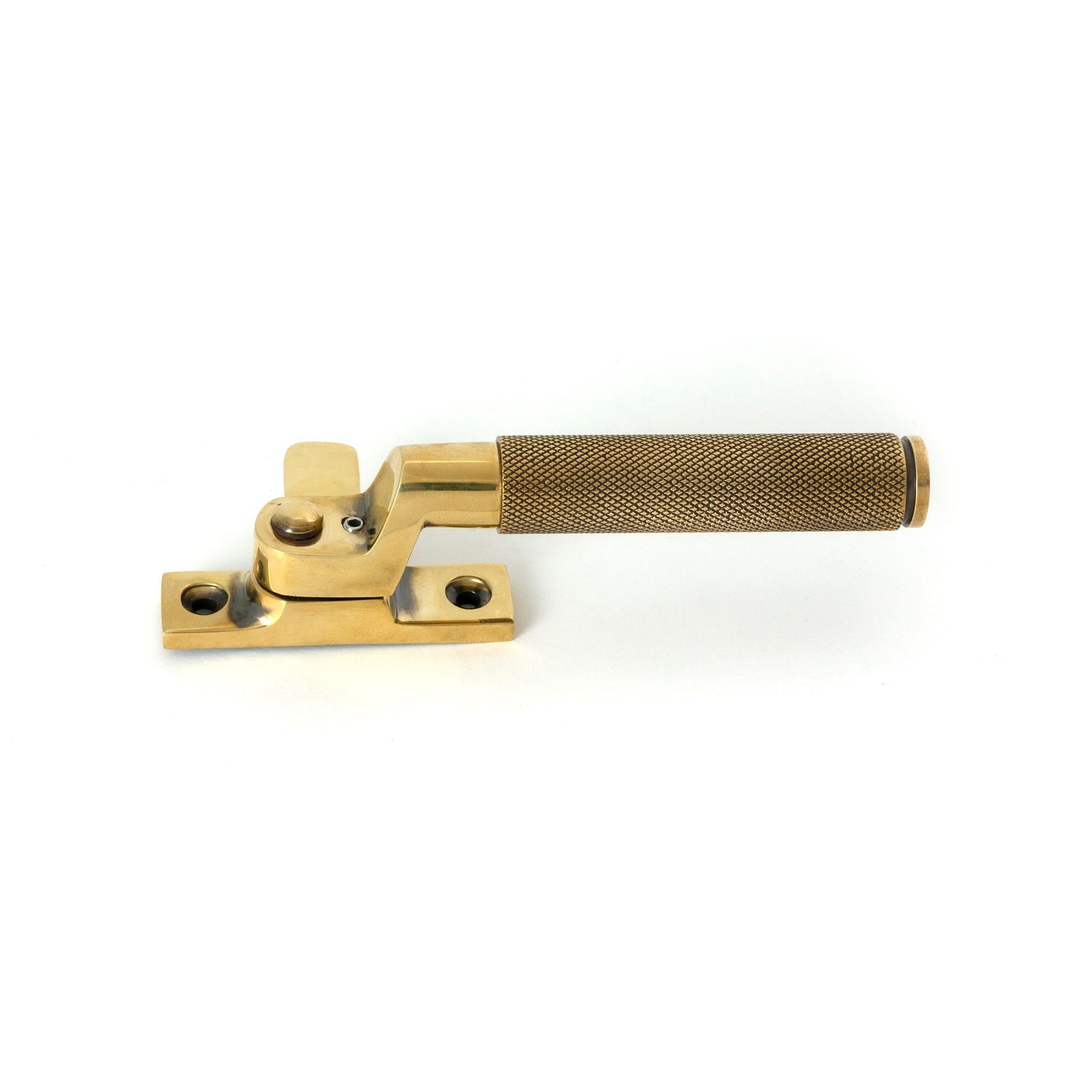 Aged Brass Locking Brompton Fastener – LH - Locking Fasteners - From The Anvil - Yester Home