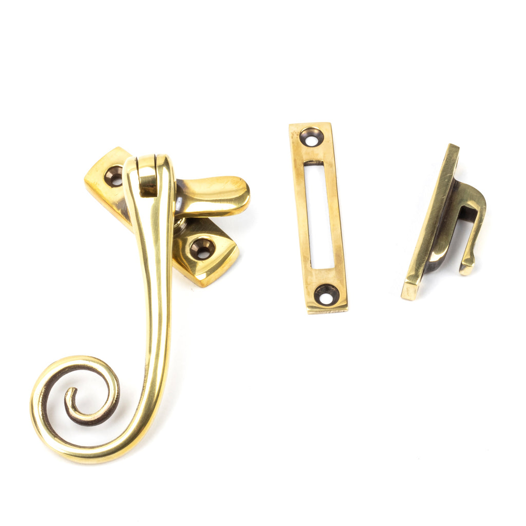 Aged Brass Monkeytail Fastener | From The Anvil-Fasteners-Yester Home