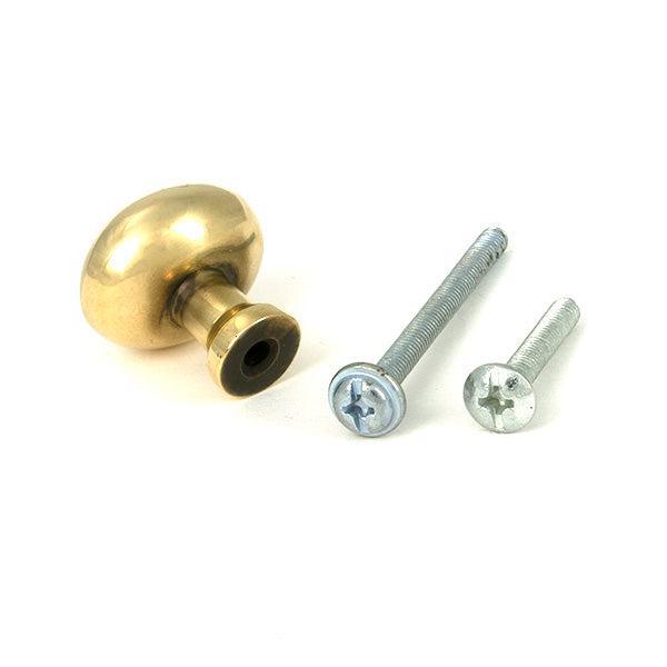 Aged Brass Moore Cabinet Knob - 25mm - Cabinet Knobs - From The Anvil - Yester Home