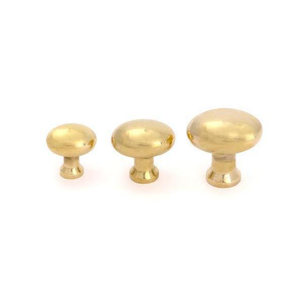 Aged Brass Moore Cabinet Knob - 25mm - Cabinet Knobs - From The Anvil - Yester Home