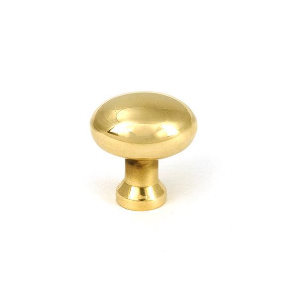Aged Brass Moore Cabinet Knob - 25mm - Cabinet Knobs - From The Anvil - Yester Home