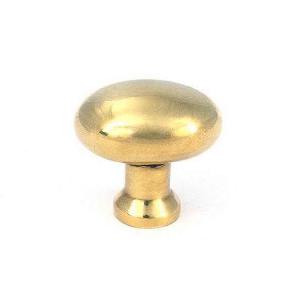 Aged Brass Moore Cabinet Knob - 32mm - Cabinet Knobs - From The Anvil - Yester Home