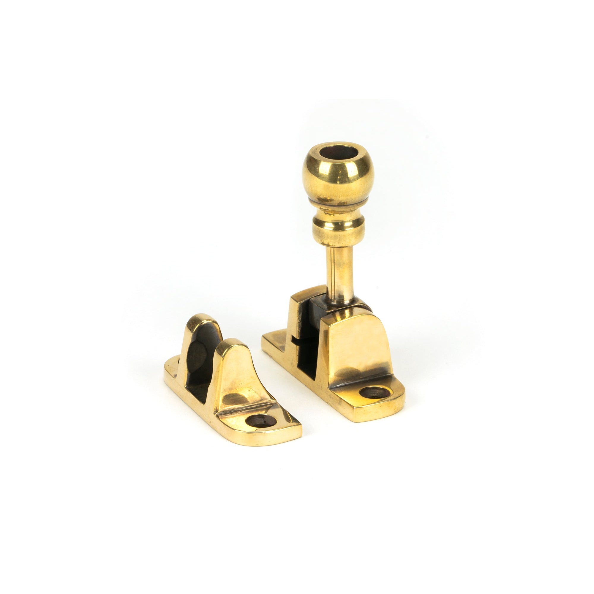 Aged Brass Mushroom Brighton Fastener (Radiused) | From The Anvil-Fasteners-Yester Home