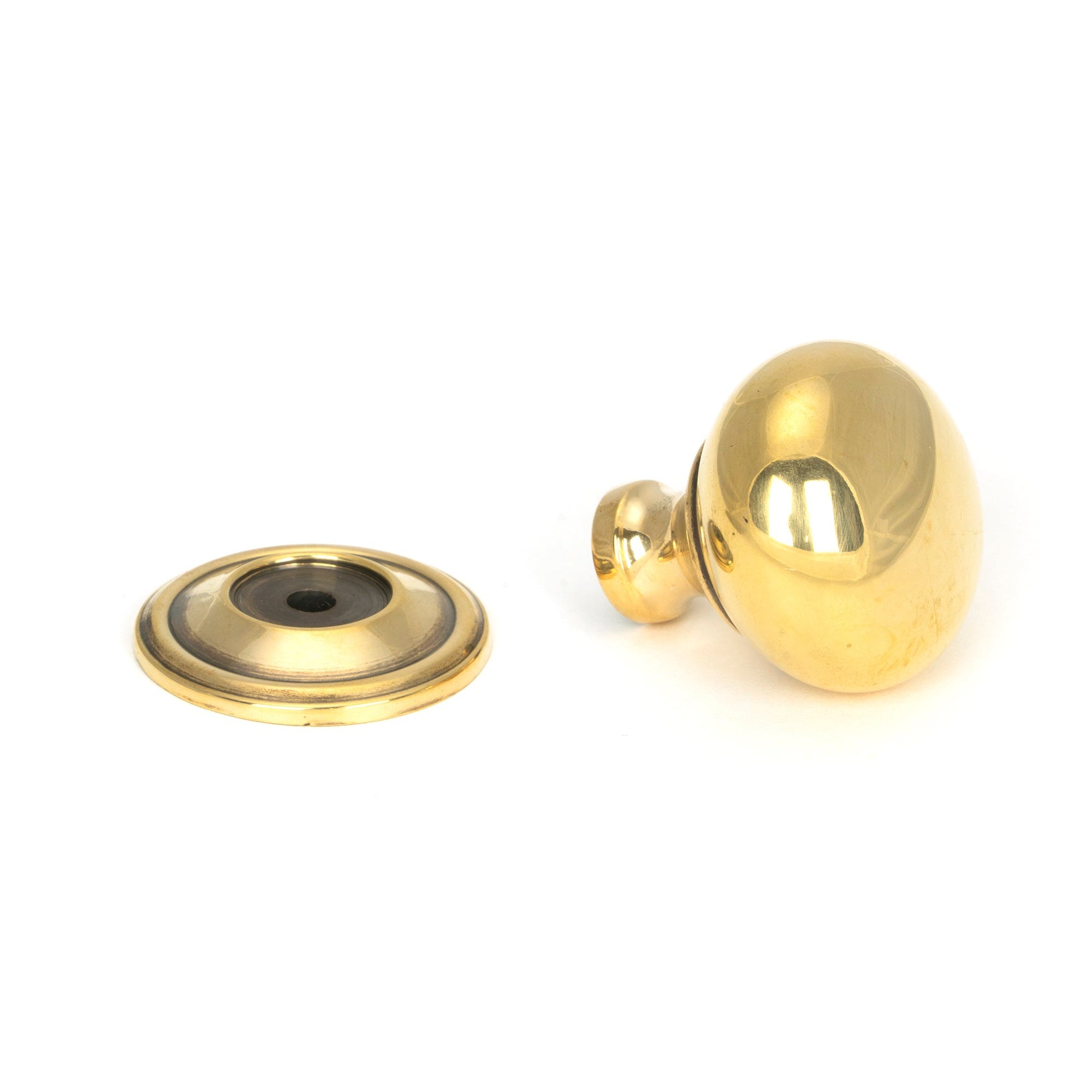 Aged Brass Mushroom Cabinet Knob 32mm | From The Anvil-Cabinet Knobs-Yester Home