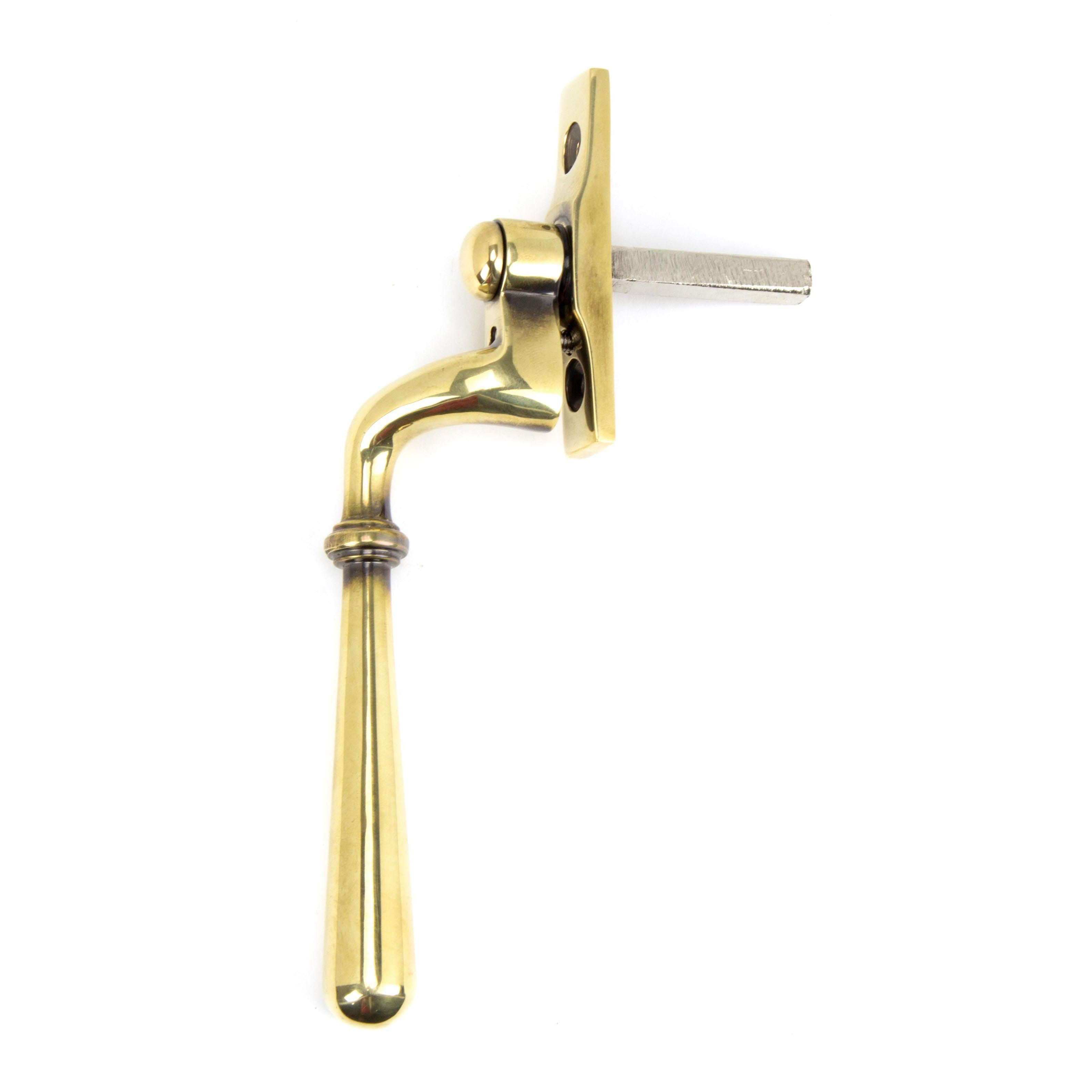 Aged Brass Newbury Espag - LH | From The Anvil - Espag. Fasteners - From The Anvil - Yester Home