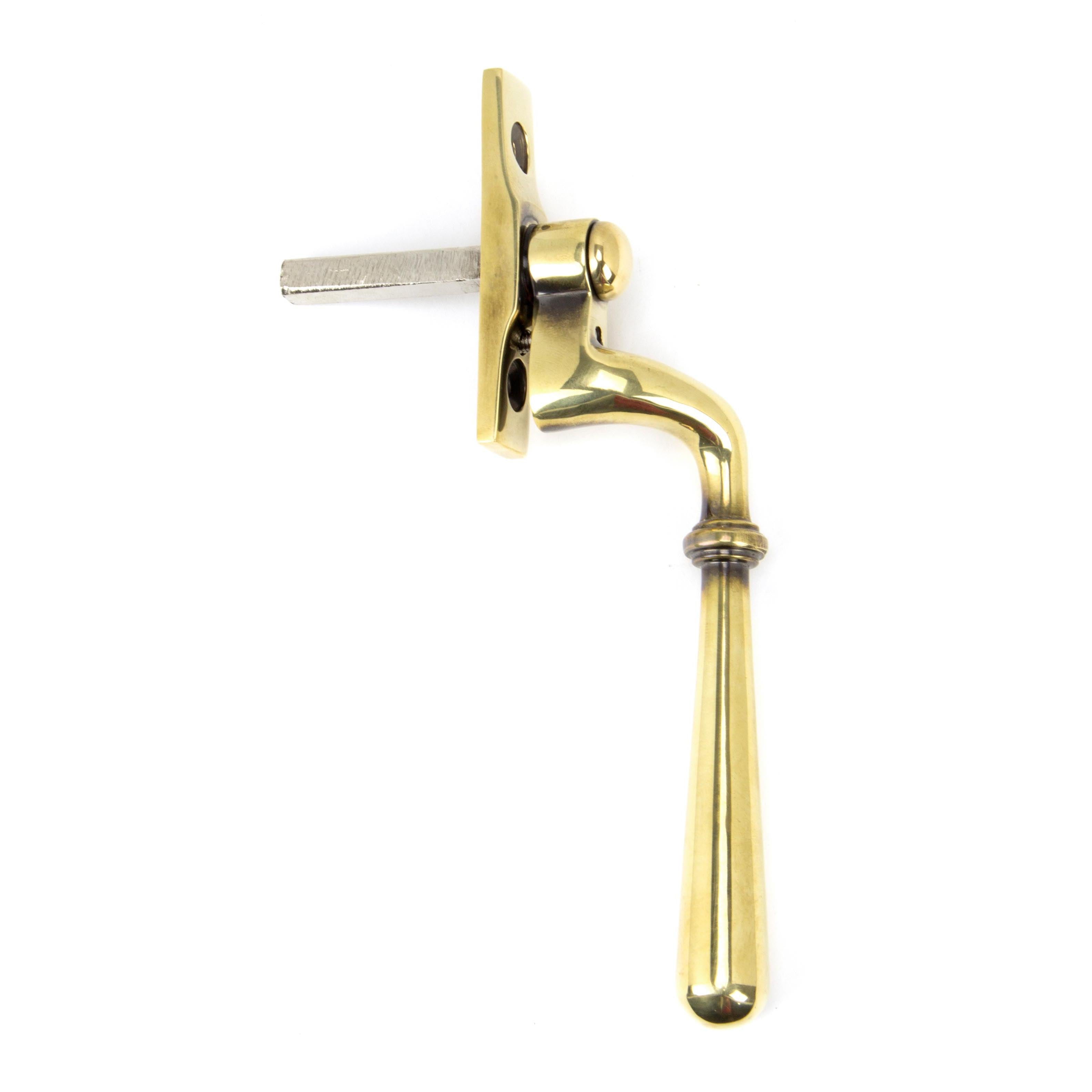 Aged Brass Newbury Espag - RH | From The Anvil - Espag. Fasteners - From The Anvil - Yester Home