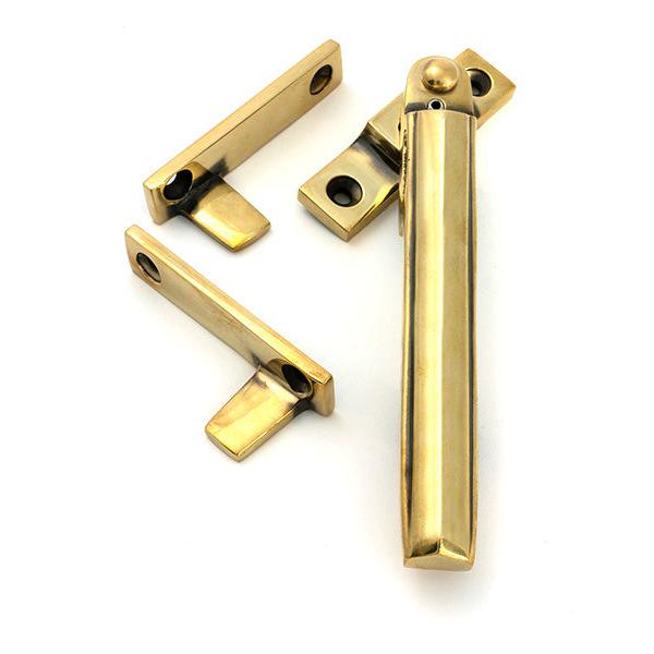 Aged Brass Night-Vent Locking Art Deco Fastener - Night-Vent Fasteners - From The Anvil - Yester Home