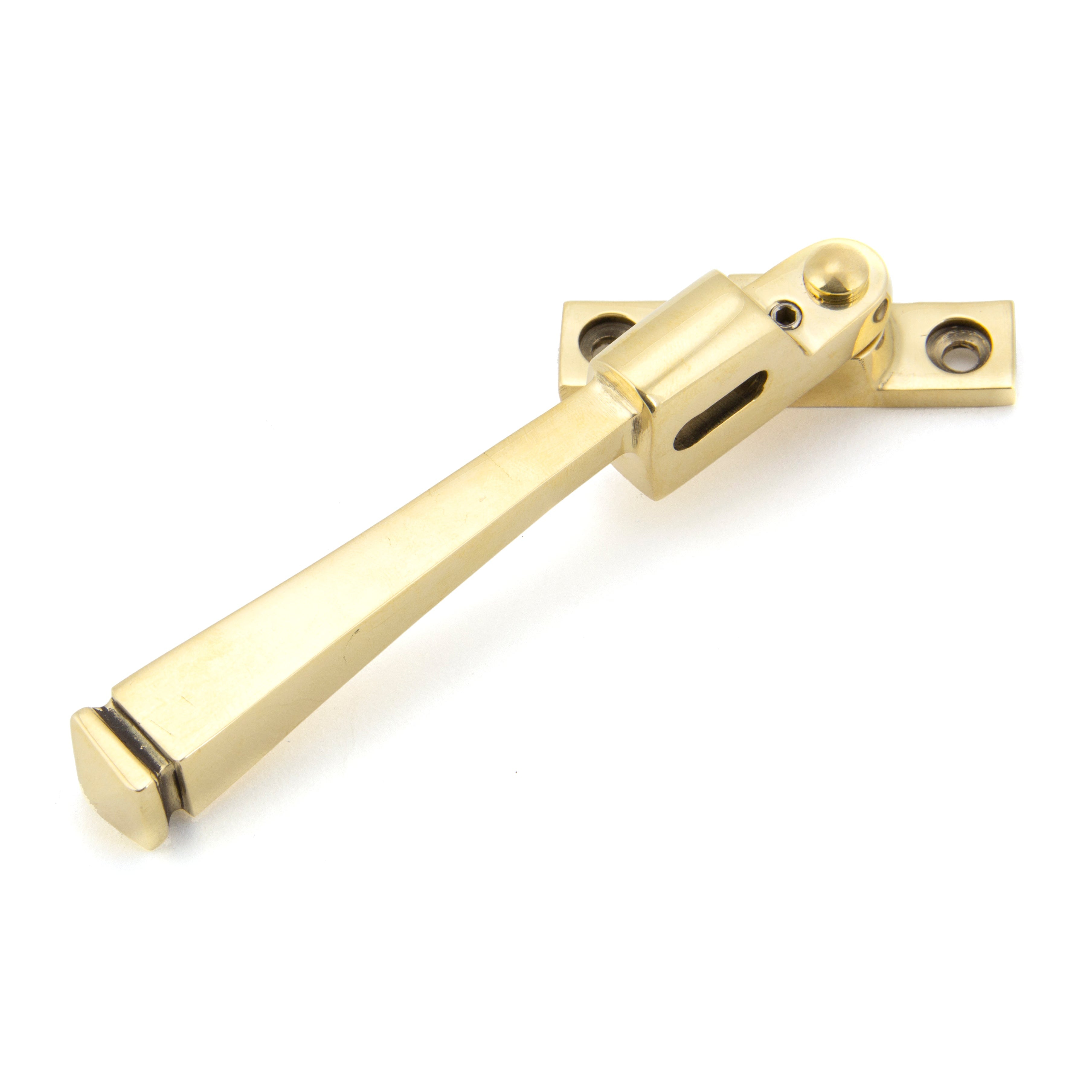 Aged Brass Night-Vent Locking Avon Fastener | From The Anvil-Night-Vent Fasteners-Yester Home