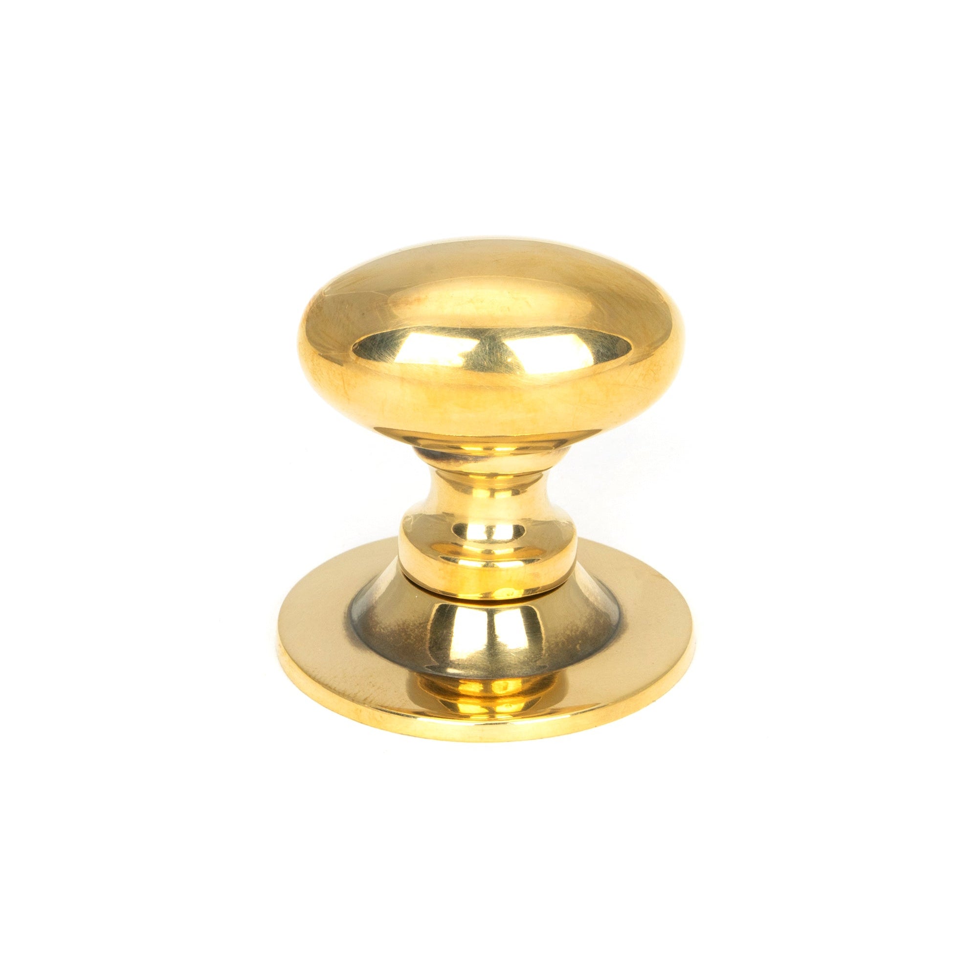 Aged Brass Oval Cabinet Knob 40mm | From The Anvil-Cabinet Knobs-Yester Home