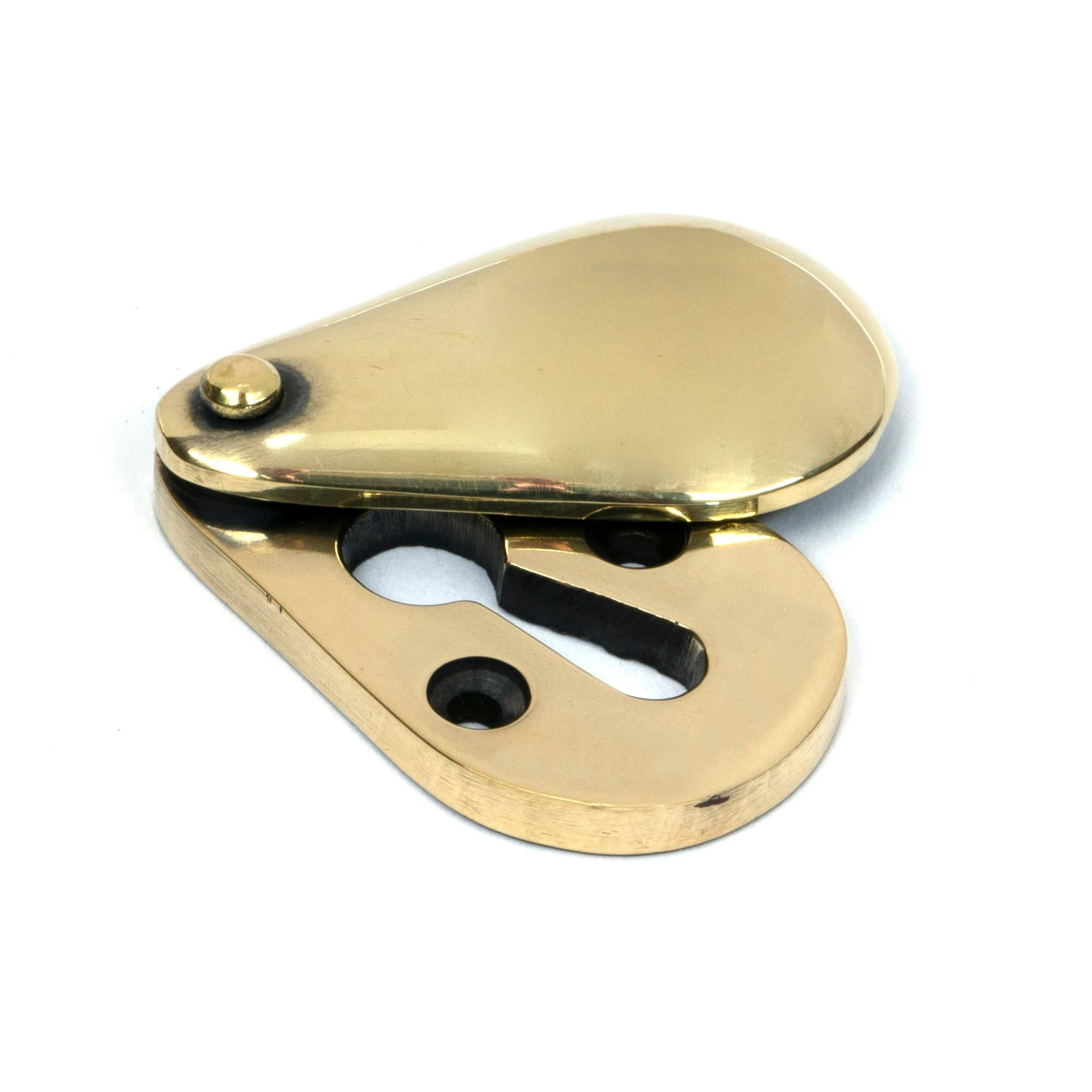 Aged Brass Plain Escutcheon | From The Anvil - Escutcheons - From The Anvil - Yester Home