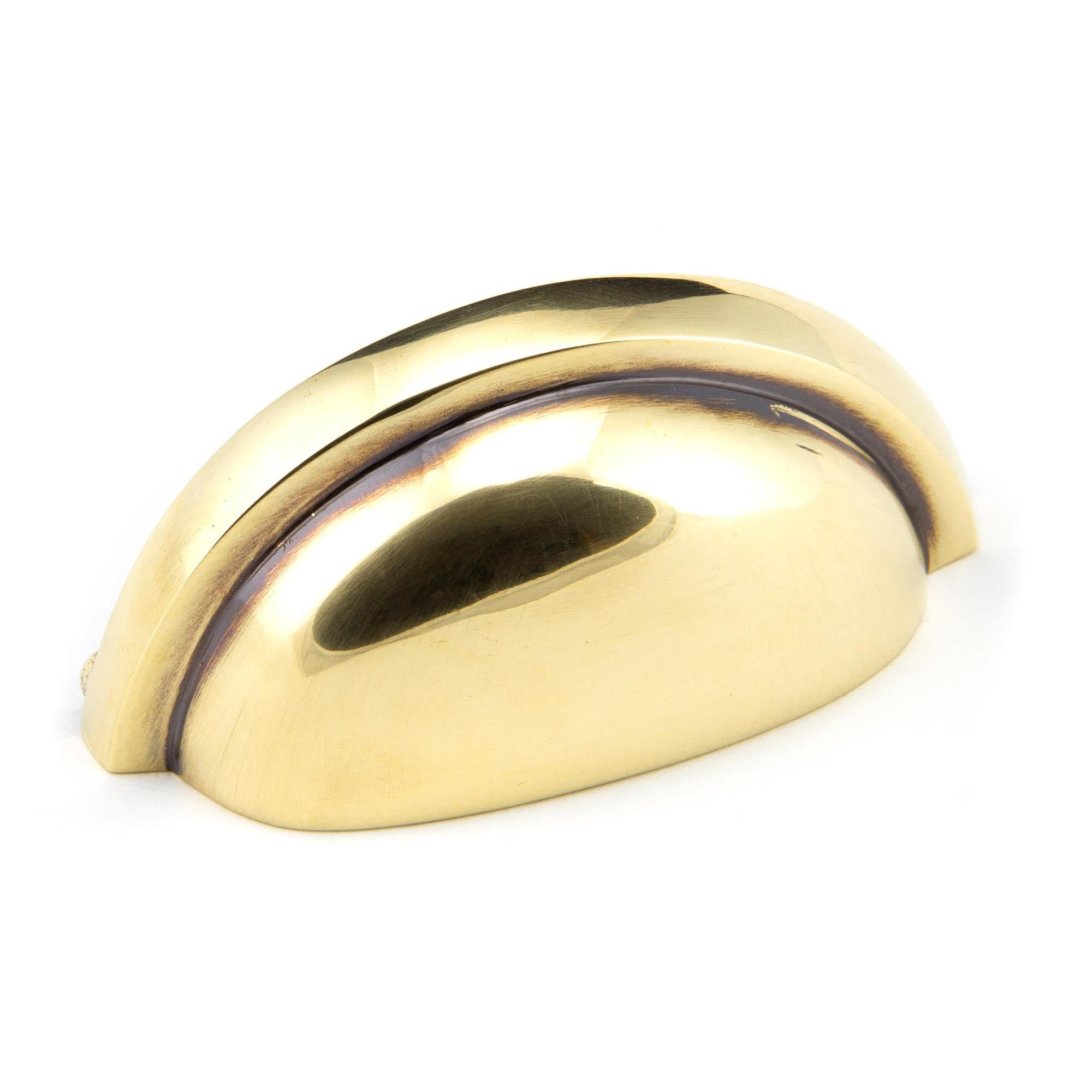 Aged Brass Regency Concealed Drawer Pull | From The Anvil - Drawer Pulls - From The Anvil - Yester Home