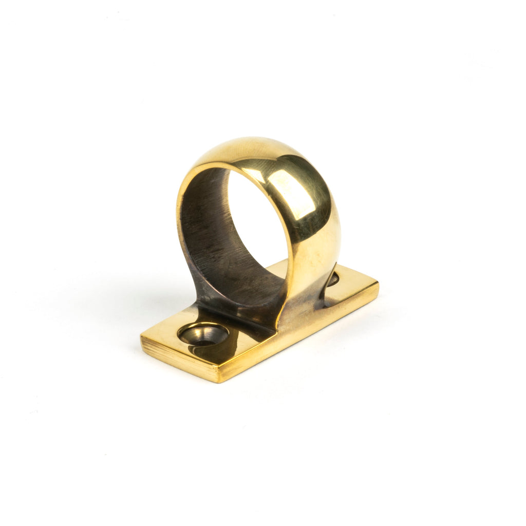Aged Brass Sash Eye Lift | From The Anvil-Sash Lifts-Yester Home