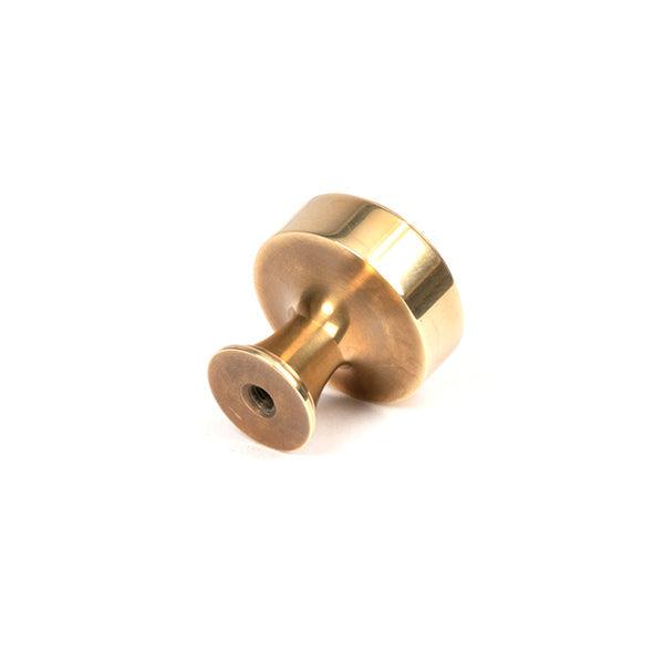 Aged Brass Scully Cabinet Knob - 25mm | From The Anvil-Cabinet Knobs-Yester Home