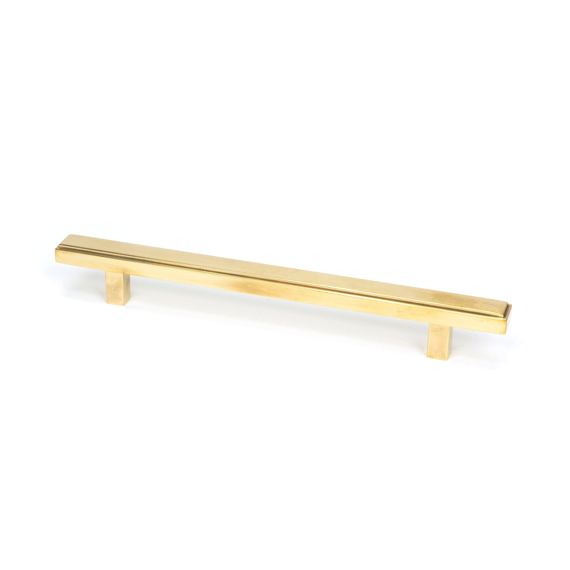 Aged Brass Scully Pull Handle - Medium | From The Anvil-Pull Handles-Yester Home