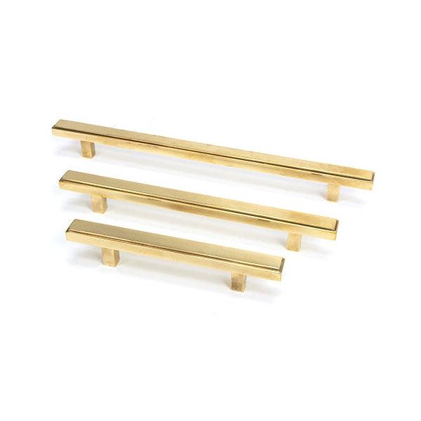 Aged Brass Scully Pull Handle - Small | From The Anvil-Pull Handles-Yester Home
