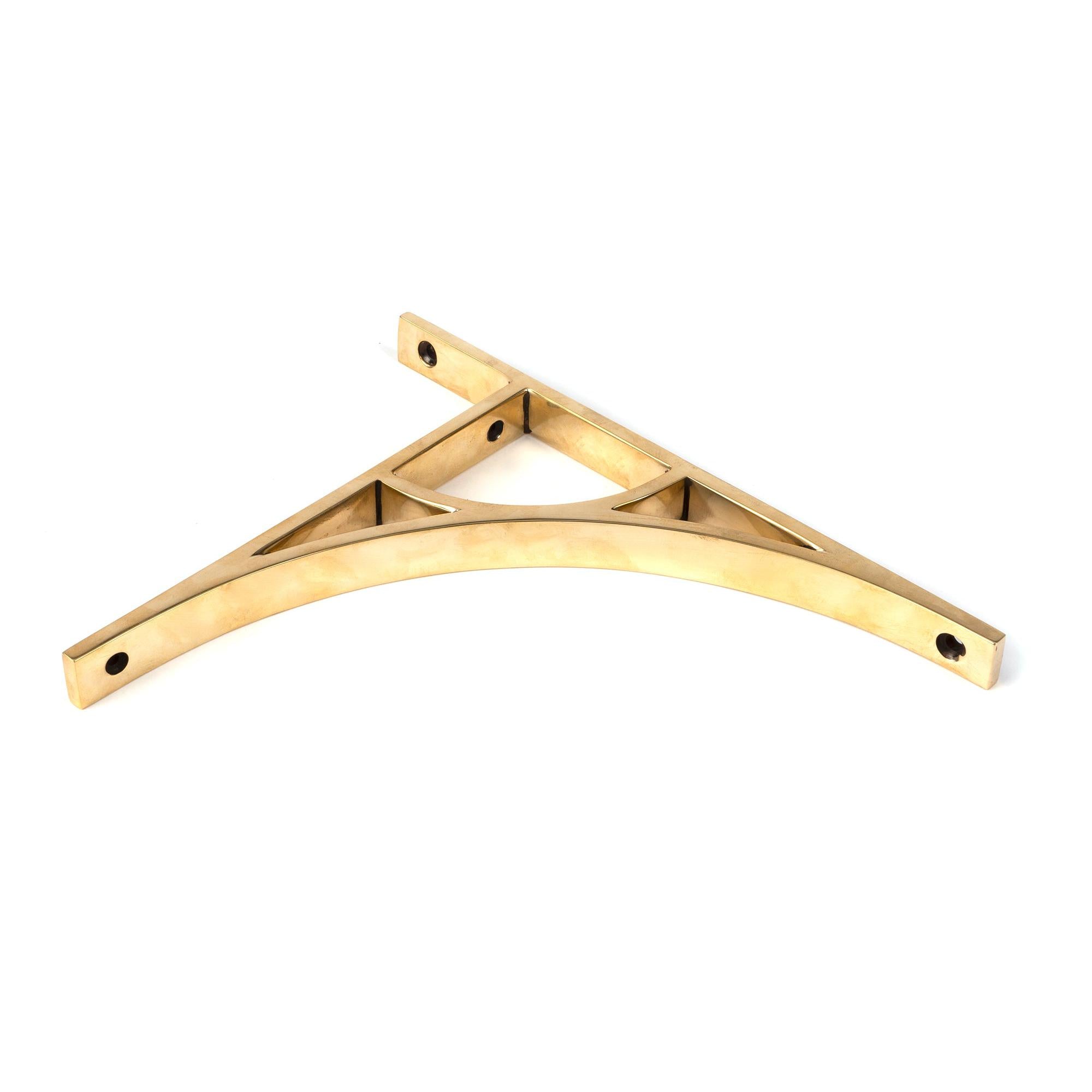 Aged Brass Tyne Shelf Bracket (260mm x 200mm) | From The Anvil - Shelf Brackets - From The Anvil - Yester Home