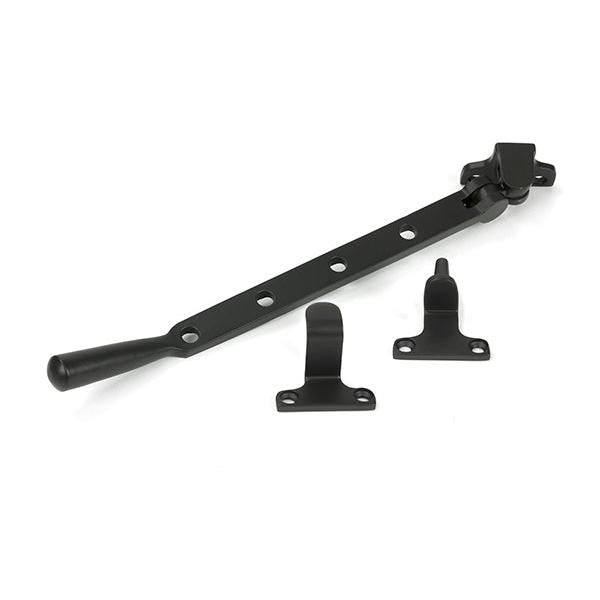 Aged Bronze 10" Newbury Stay (Steel Window) - Stays - From The Anvil - Yester Home