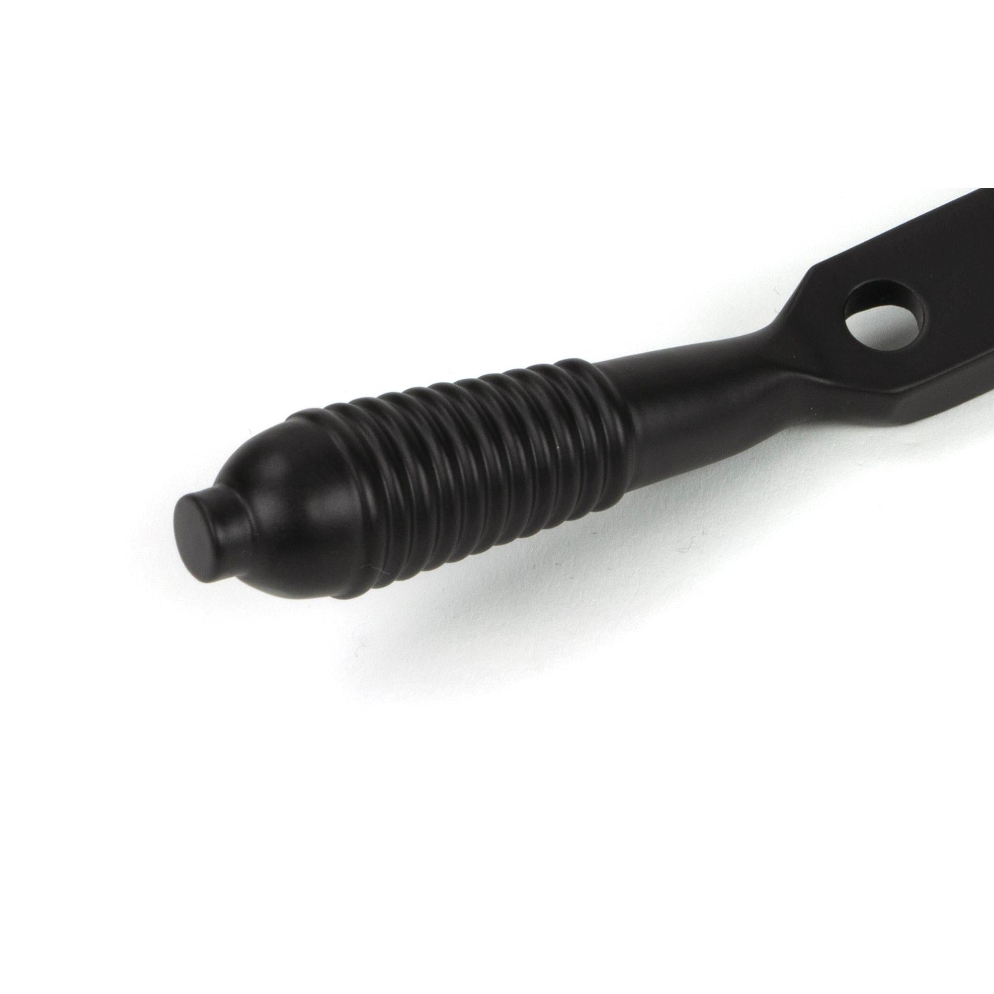 Aged Bronze 10" Reeded Stay (Steel Window) - Stays - From The Anvil - Yester Home