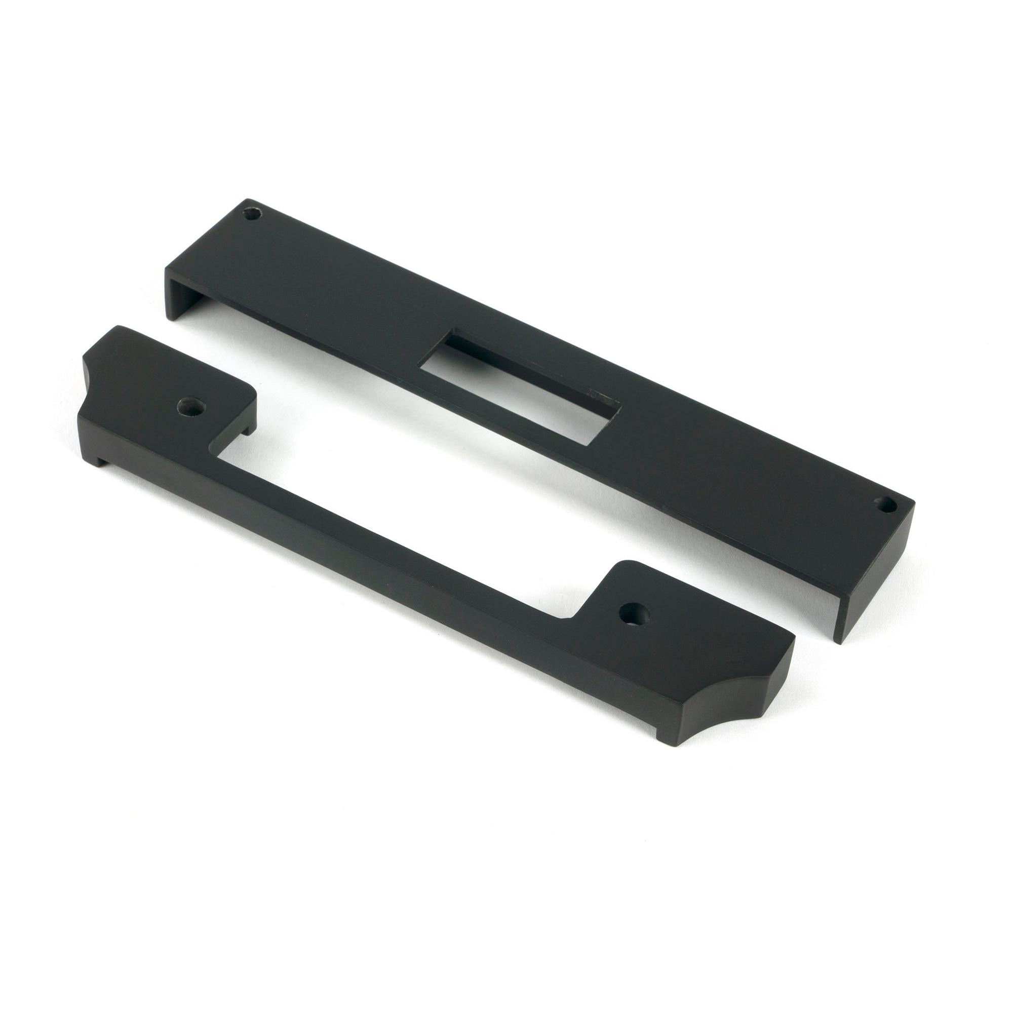 Aged Bronze ½" Rebate Kit for Euro Dead Lock - Deadlocks & Deadbolts - From The Anvil - Yester Home