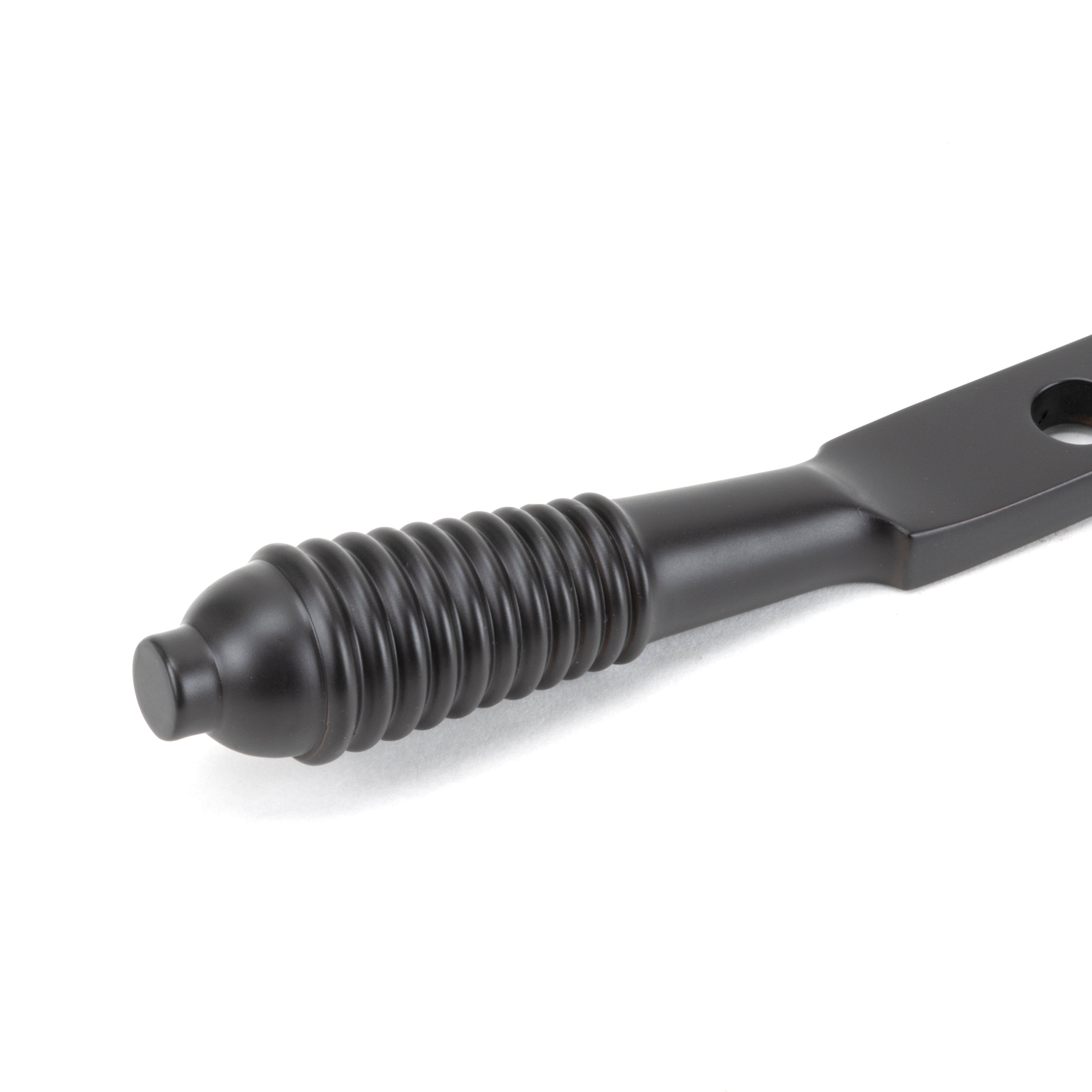Aged Bronze 12" Reeded Stay | From The Anvil-Stays-Yester Home