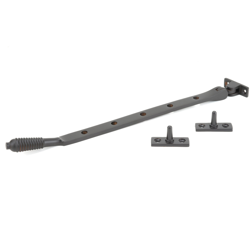 Aged Bronze 12" Reeded Stay | From The Anvil-Stays-Yester Home