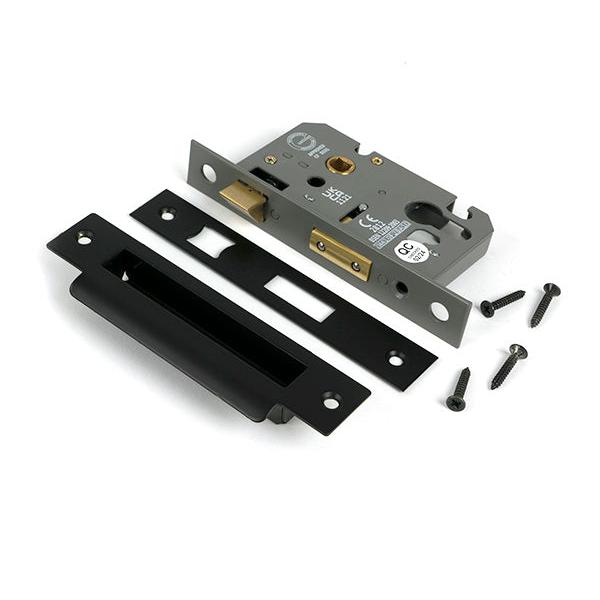 Aged Bronze 2½" Euro Profile Sash Lock - Euro Locks - From The Anvil - Yester Home