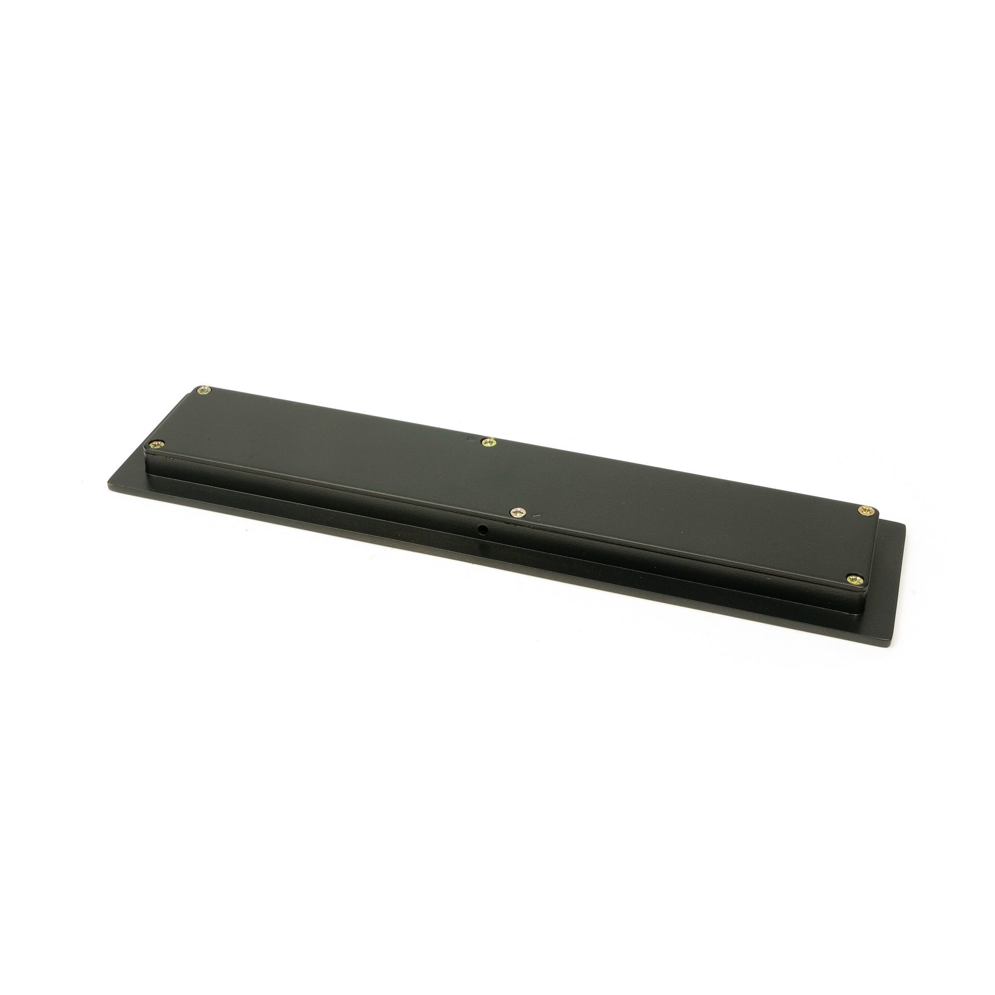 Aged Bronze 250mm Art Deco Rectangular Pull | From The Anvil-Cabinet Pulls-Yester Home