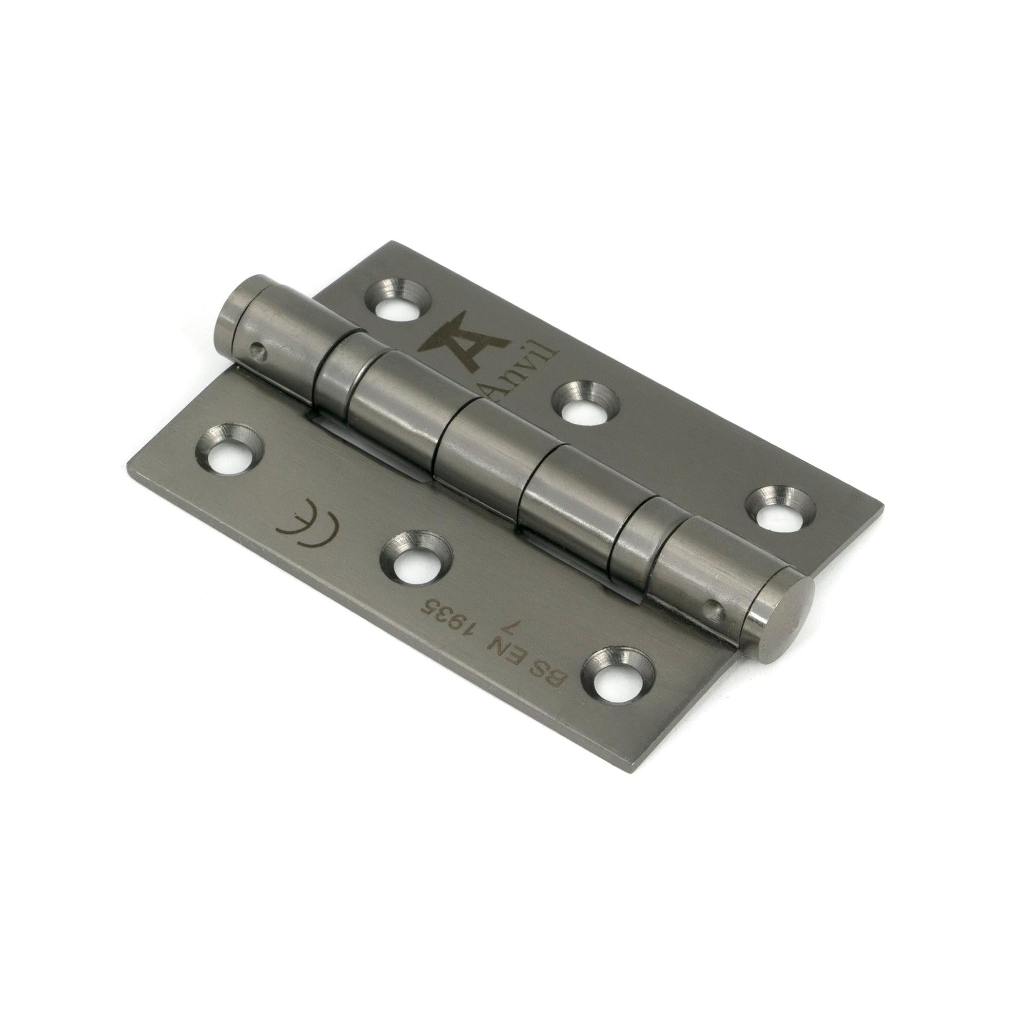 Aged Bronze 3" Ball Bearing Butt Hinge (pair) ss | From The Anvil - Butt Hinges - From The Anvil - Yester Home