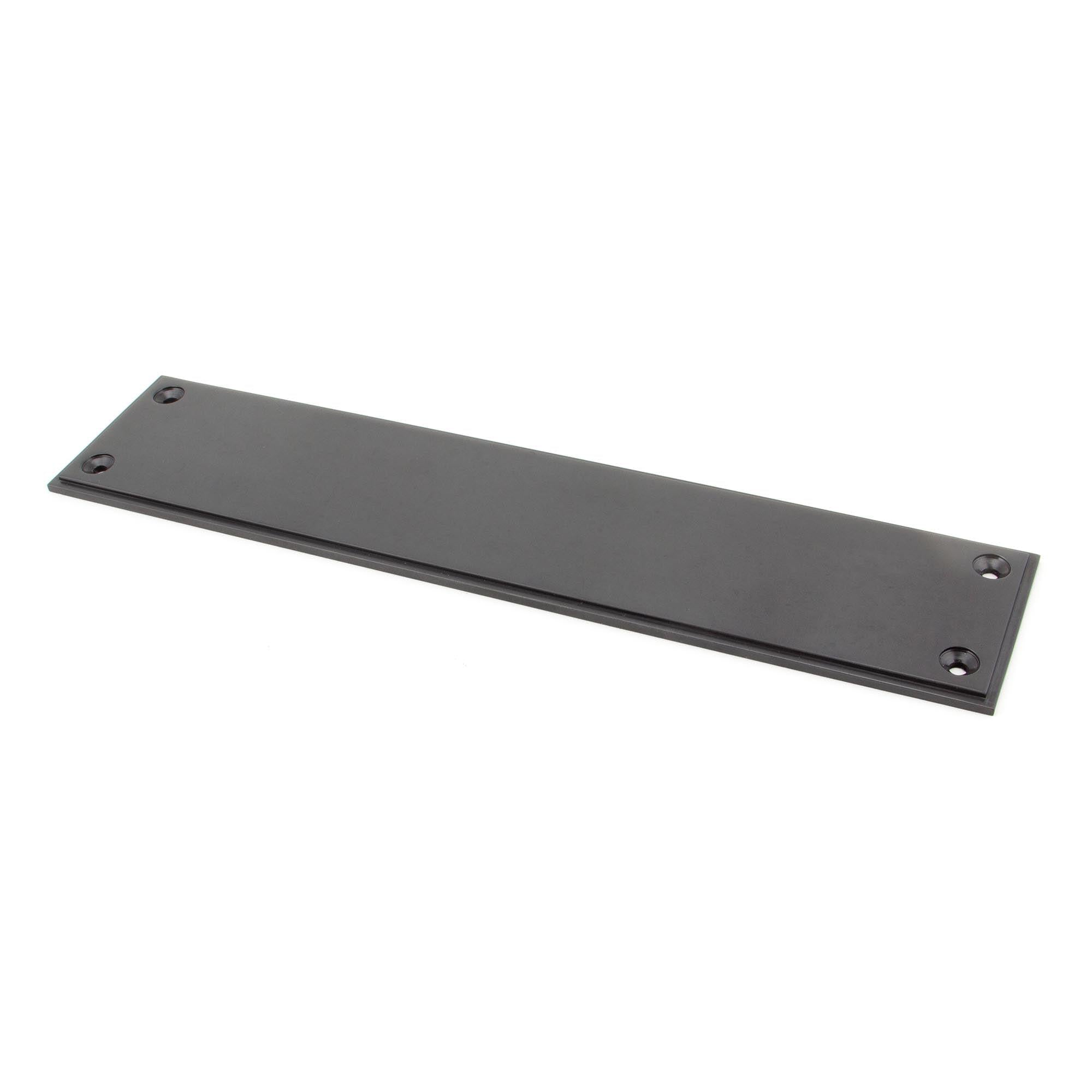 Aged Bronze 300mm Art Deco Fingerplate | From The Anvil - Fingerplates - From The Anvil - Yester Home