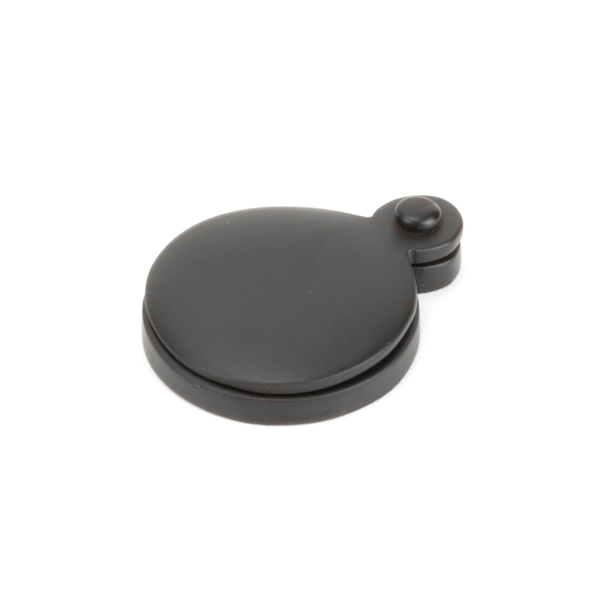 Aged Bronze 30mm Round Escutcheon | From The Anvil - Escutcheons - From The Anvil - Yester Home