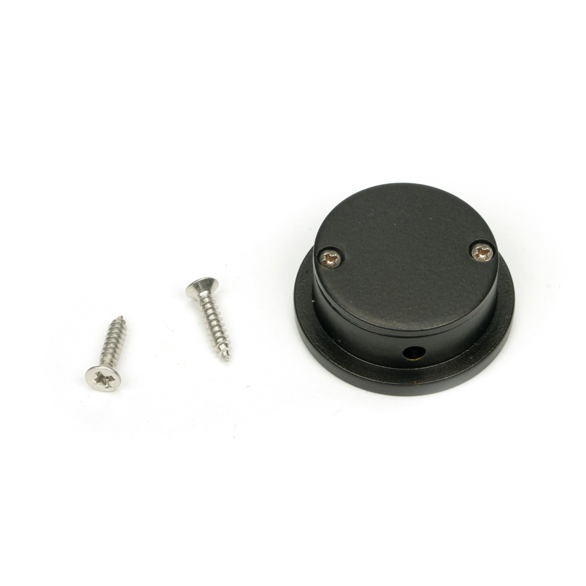 Aged Bronze 34mm Round Finger Edge Pull | From The Anvil - Cabinet Pulls - From The Anvil - Yester Home