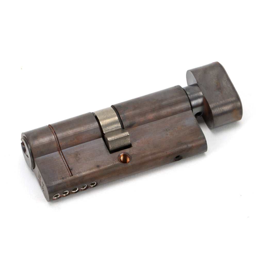 Aged Bronze 35/35 5pin Euro Cylinder/Thumbturn | From The Anvil-Euro Cylinders-Yester Home