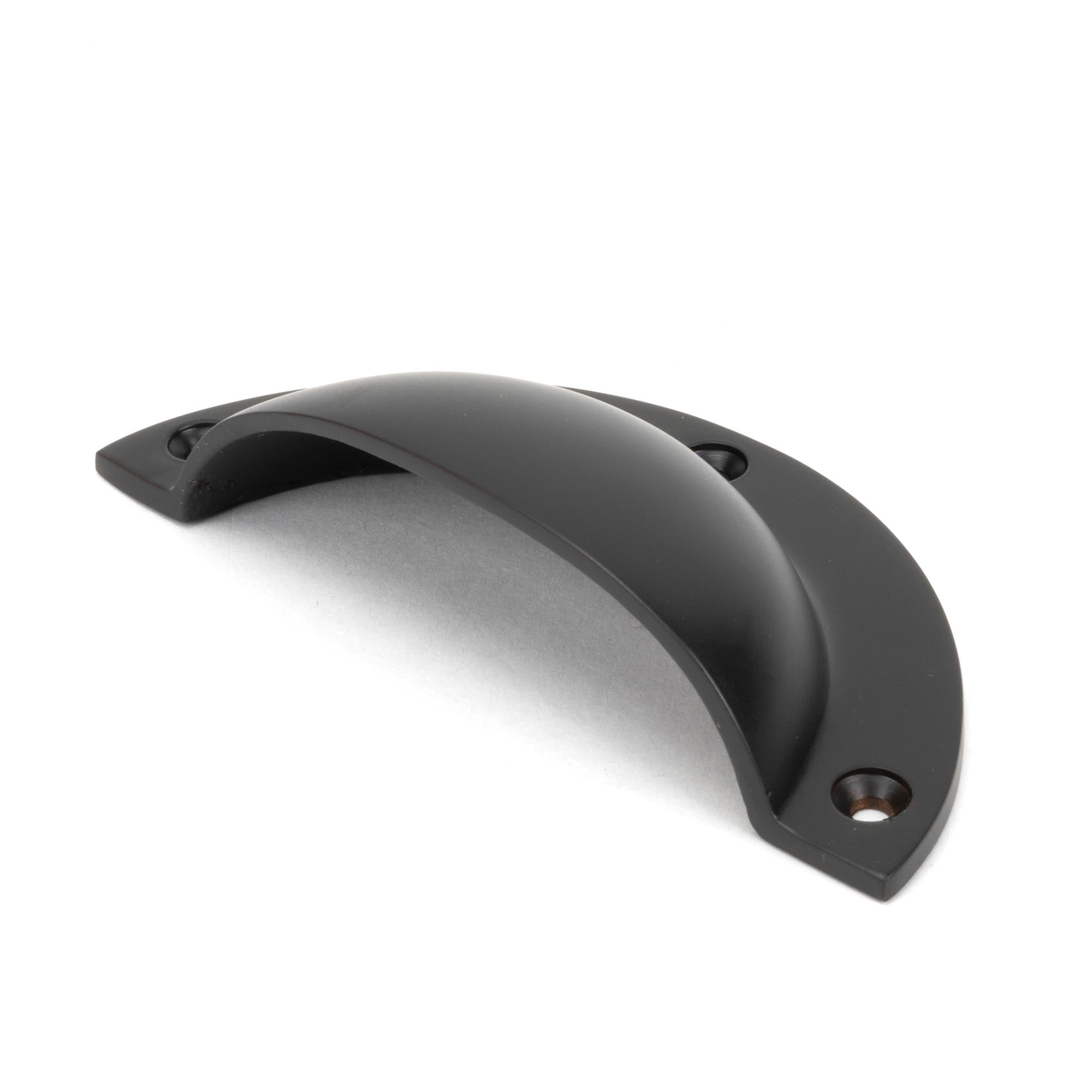 Aged Bronze 4" Plain Drawer Pull | From The Anvil - Drawer Pulls - From The Anvil - Yester Home