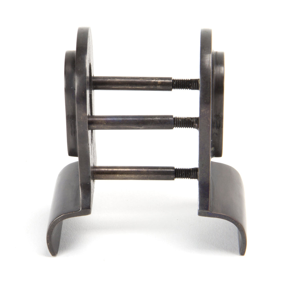 Aged Bronze 50mm Euro Door Pull (Back to Back fixings) | From The Anvil-Euro Pulls-Yester Home