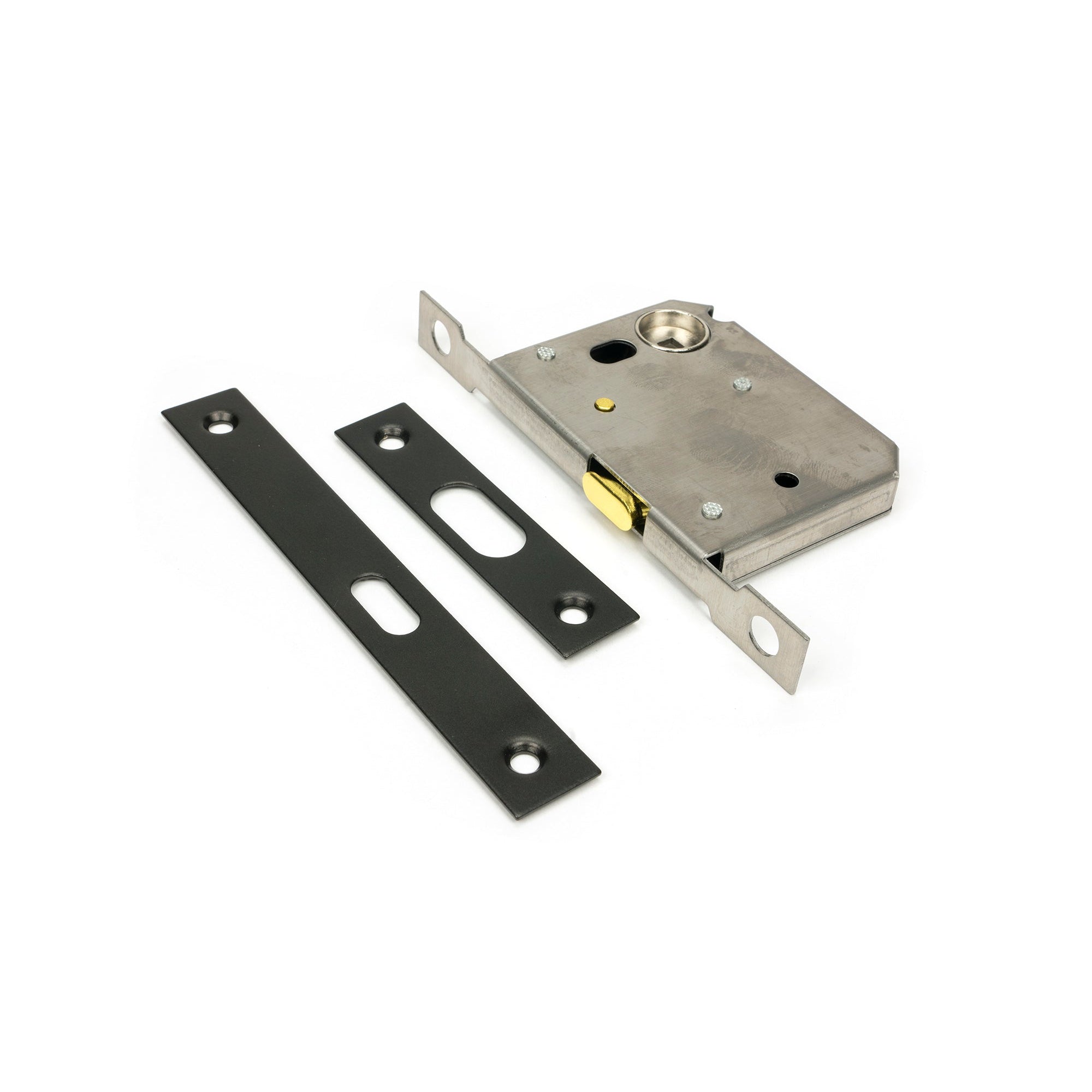 Aged Bronze 50mm Sliding Door Lock | From The Anvil-Sliding Door Locks-Yester Home