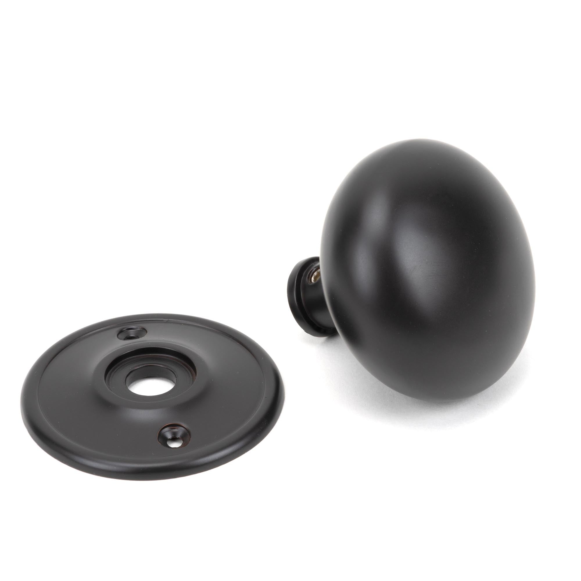 Aged Bronze 57mm Mushroom Mortice/Rim Knob Set | From The Anvil - Mortice Knobs - From The Anvil - Yester Home