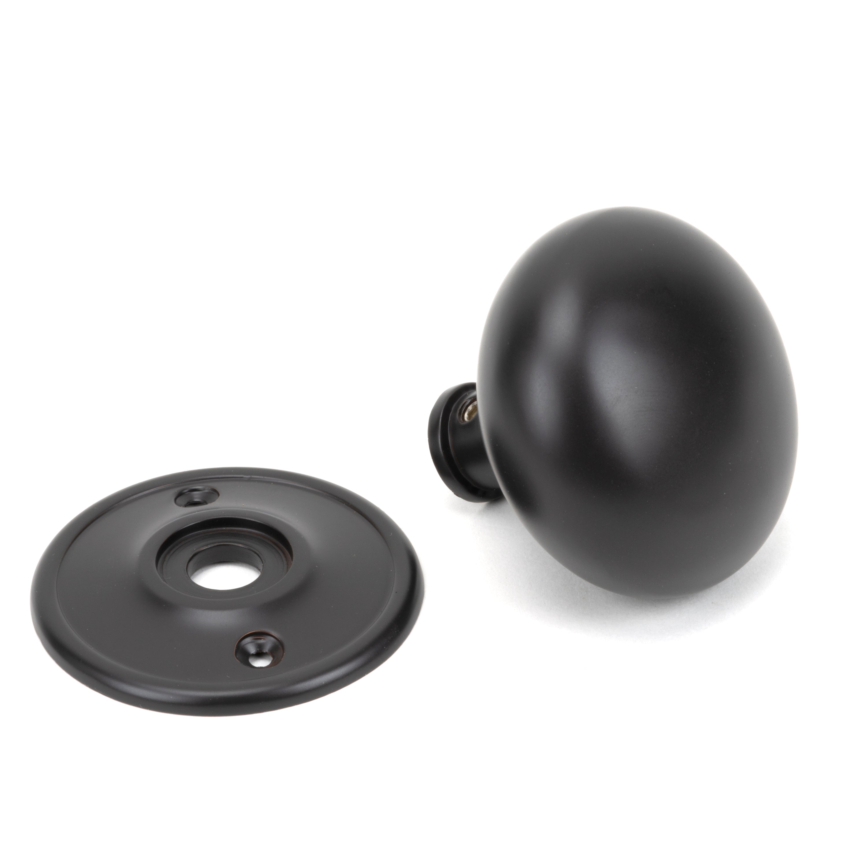 Aged Bronze 57mm Mushroom Mortice/Rim Knob Set | From The Anvil-Mortice Knobs-Yester Home